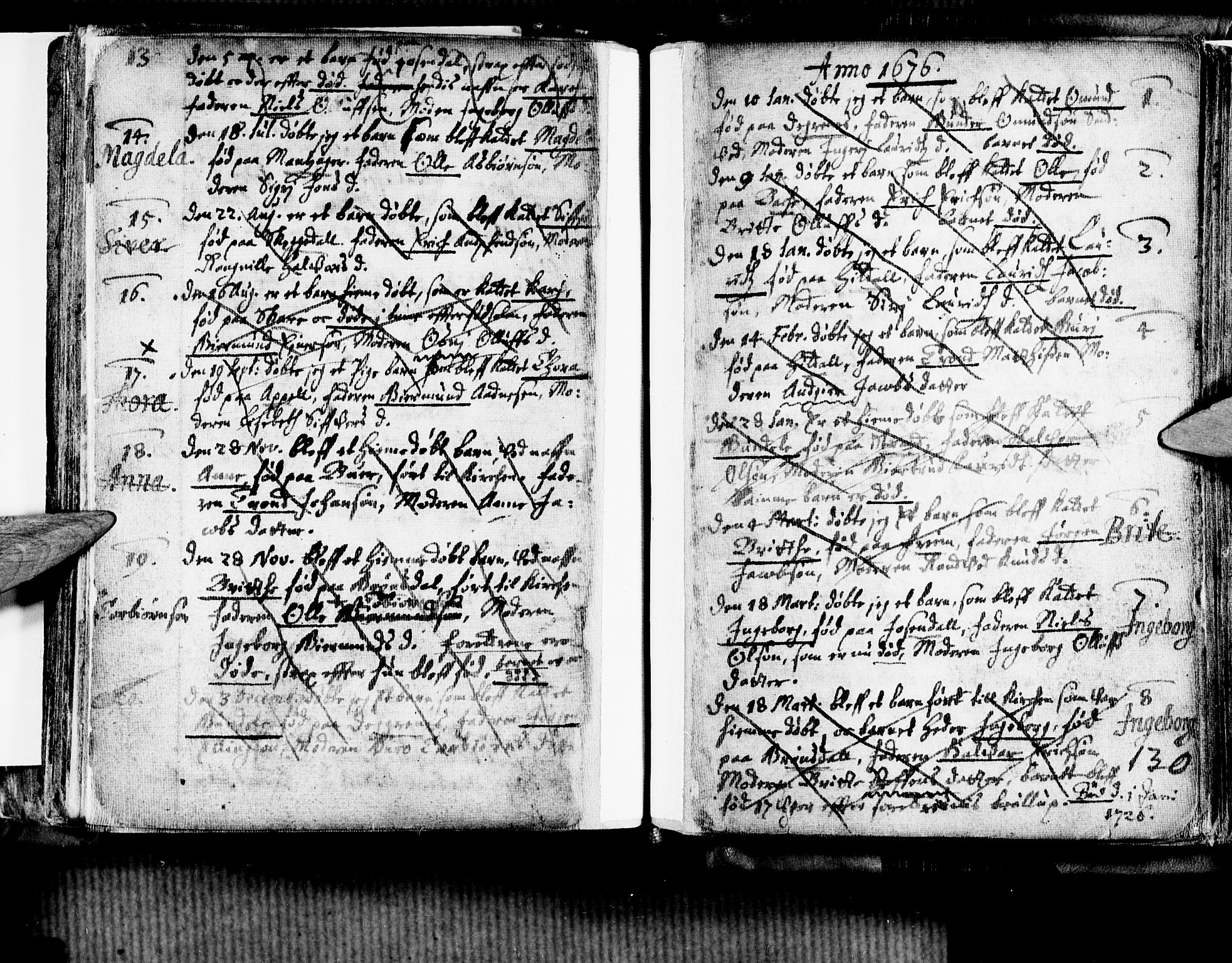 Ullensvang sokneprestembete, SAB/A-78701/H/Haa: Parish register (official) no. A 1 /3, 1676-1719, p. 130