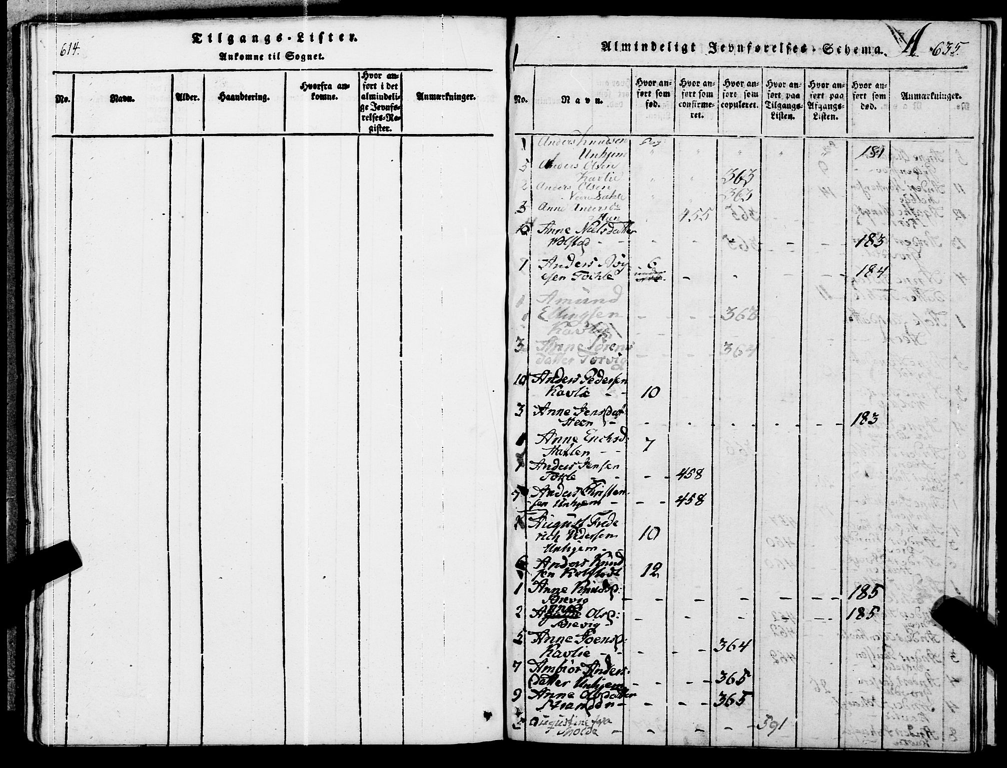 Ministerialprotokoller, klokkerbøker og fødselsregistre - Møre og Romsdal, SAT/A-1454/545/L0585: Parish register (official) no. 545A01, 1818-1853, p. 634-635