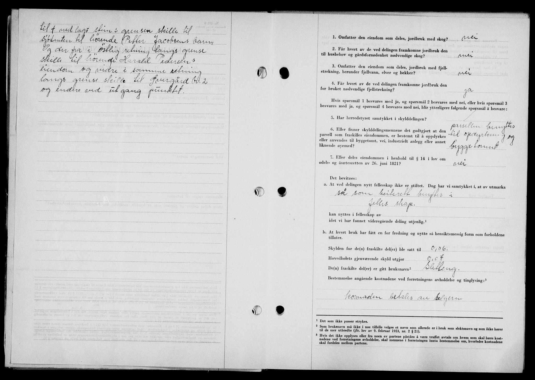 Lofoten sorenskriveri, SAT/A-0017/1/2/2C/L0015a: Mortgage book no. 15a, 1946-1947, Diary no: : 500/1947