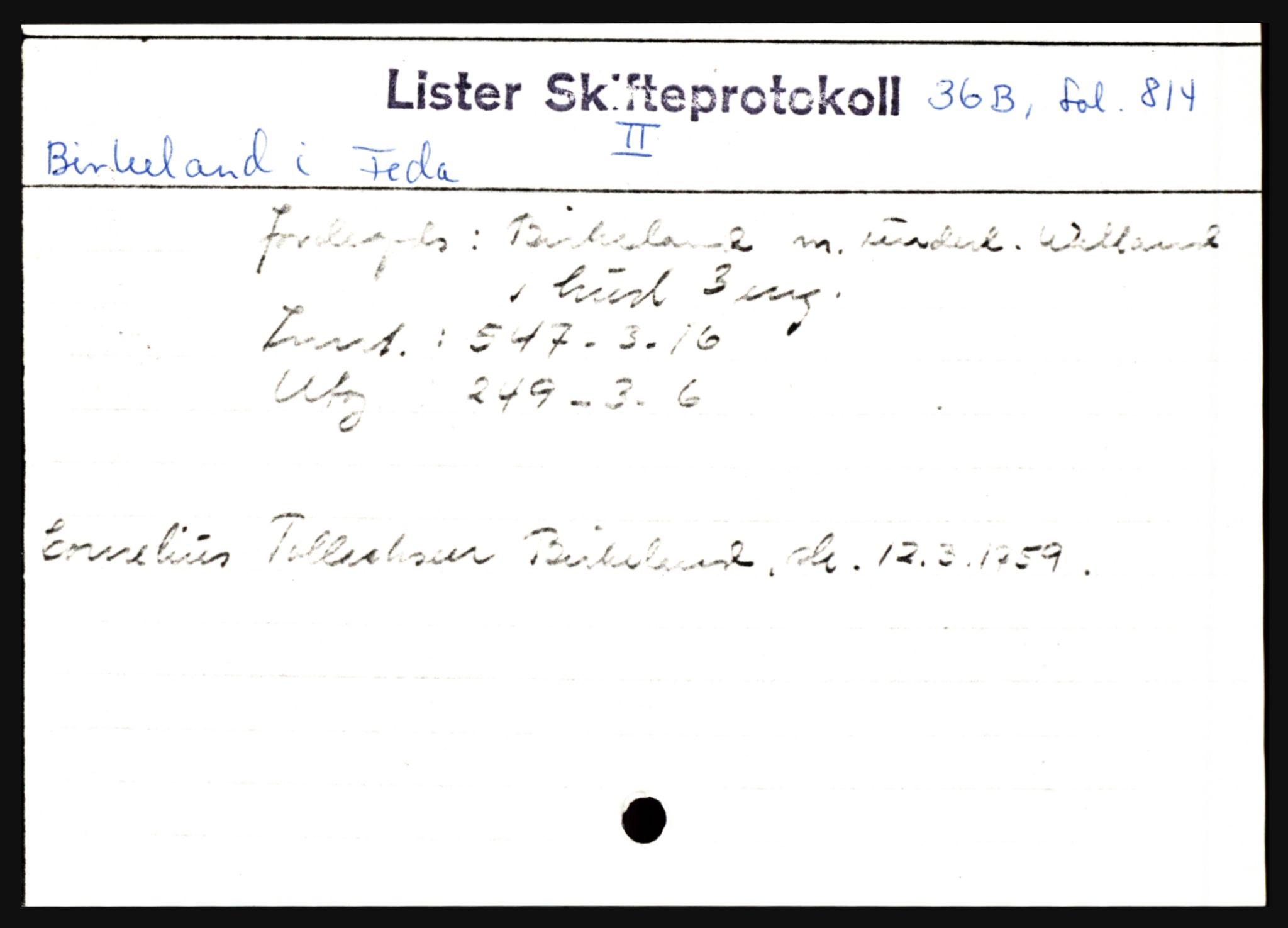 Lister sorenskriveri, AV/SAK-1221-0003/H, p. 1733