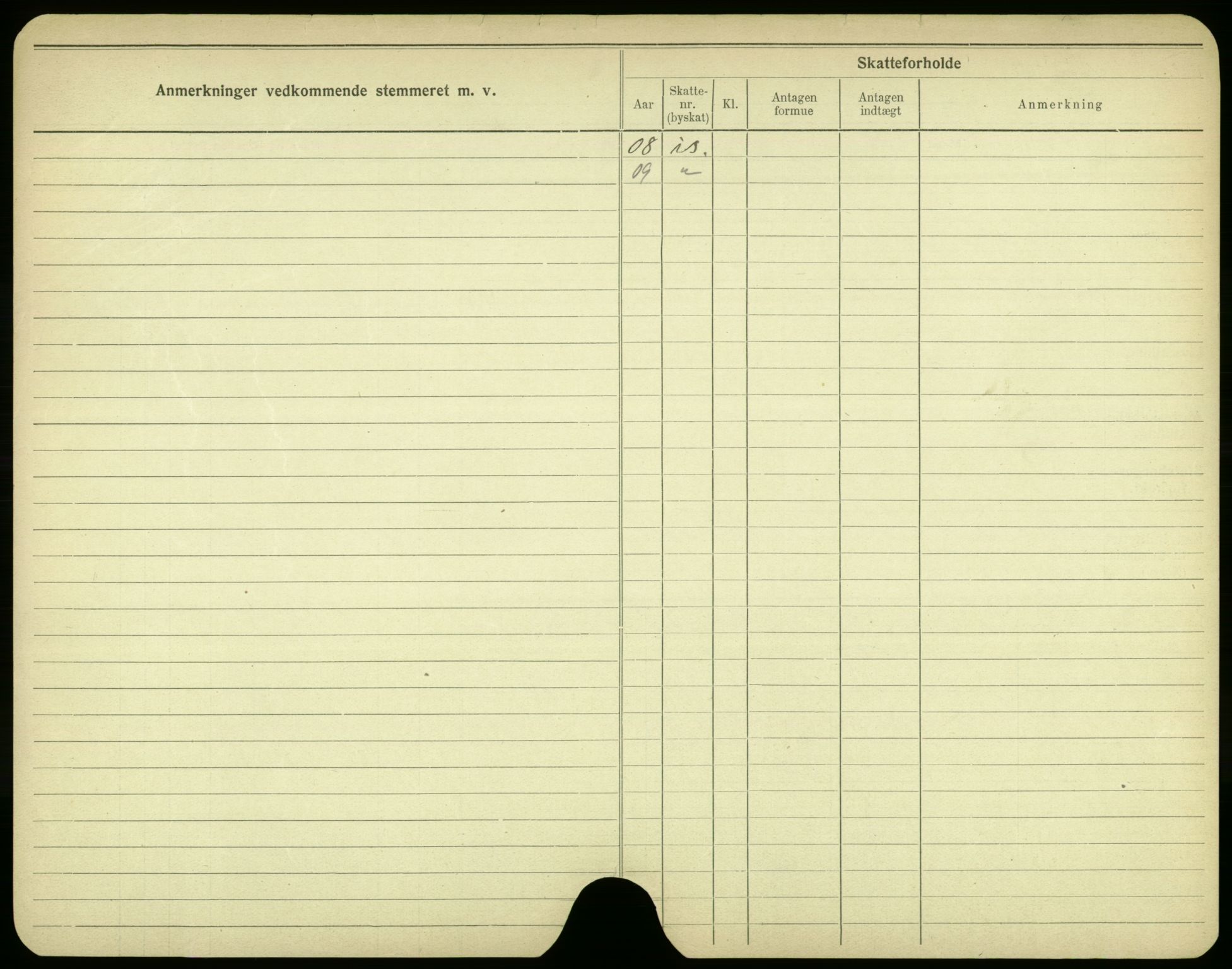 Oslo folkeregister, Registerkort, SAO/A-11715/F/Fa/Fac/L0005: Menn, 1906-1914, p. 371b