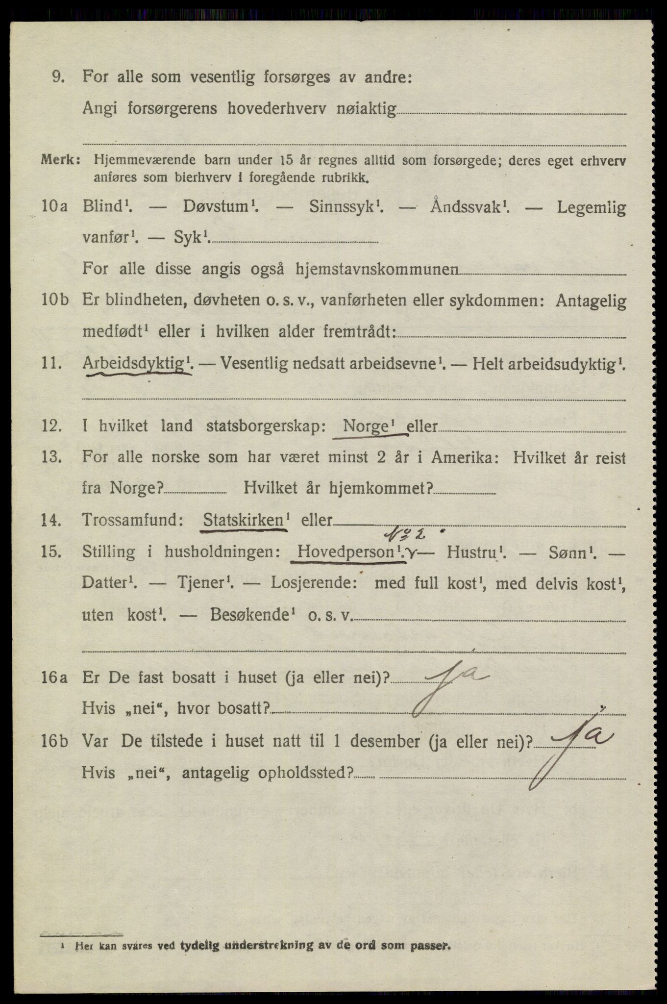 SAKO, 1920 census for Heddal, 1920, p. 6585