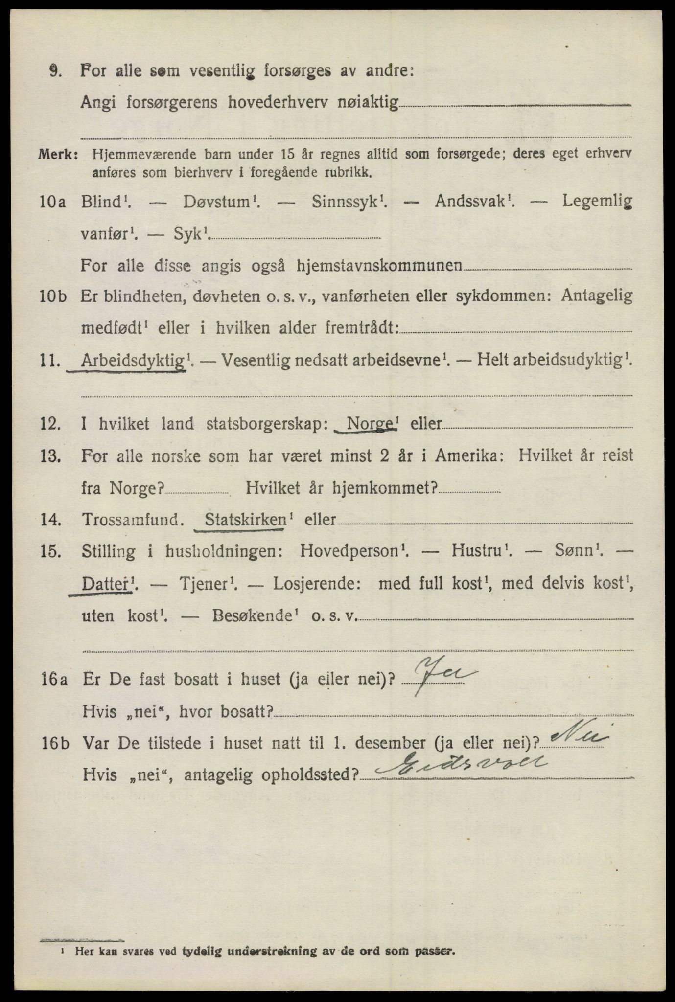 SAO, 1920 census for Eidsvoll, 1920, p. 8878