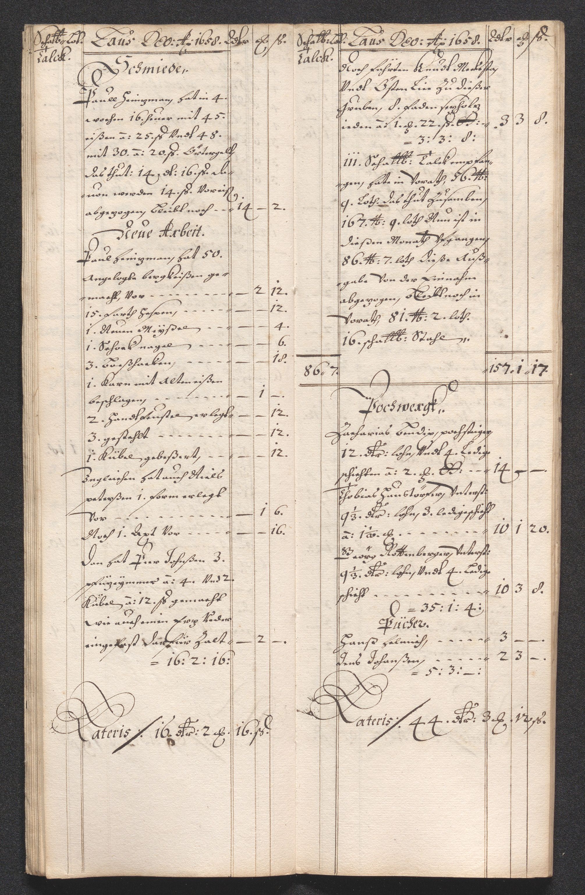 Kongsberg Sølvverk 1623-1816, AV/SAKO-EA-3135/001/D/Dc/Dcd/L0033: Utgiftsregnskap for gruver m.m. , 1658, p. 294