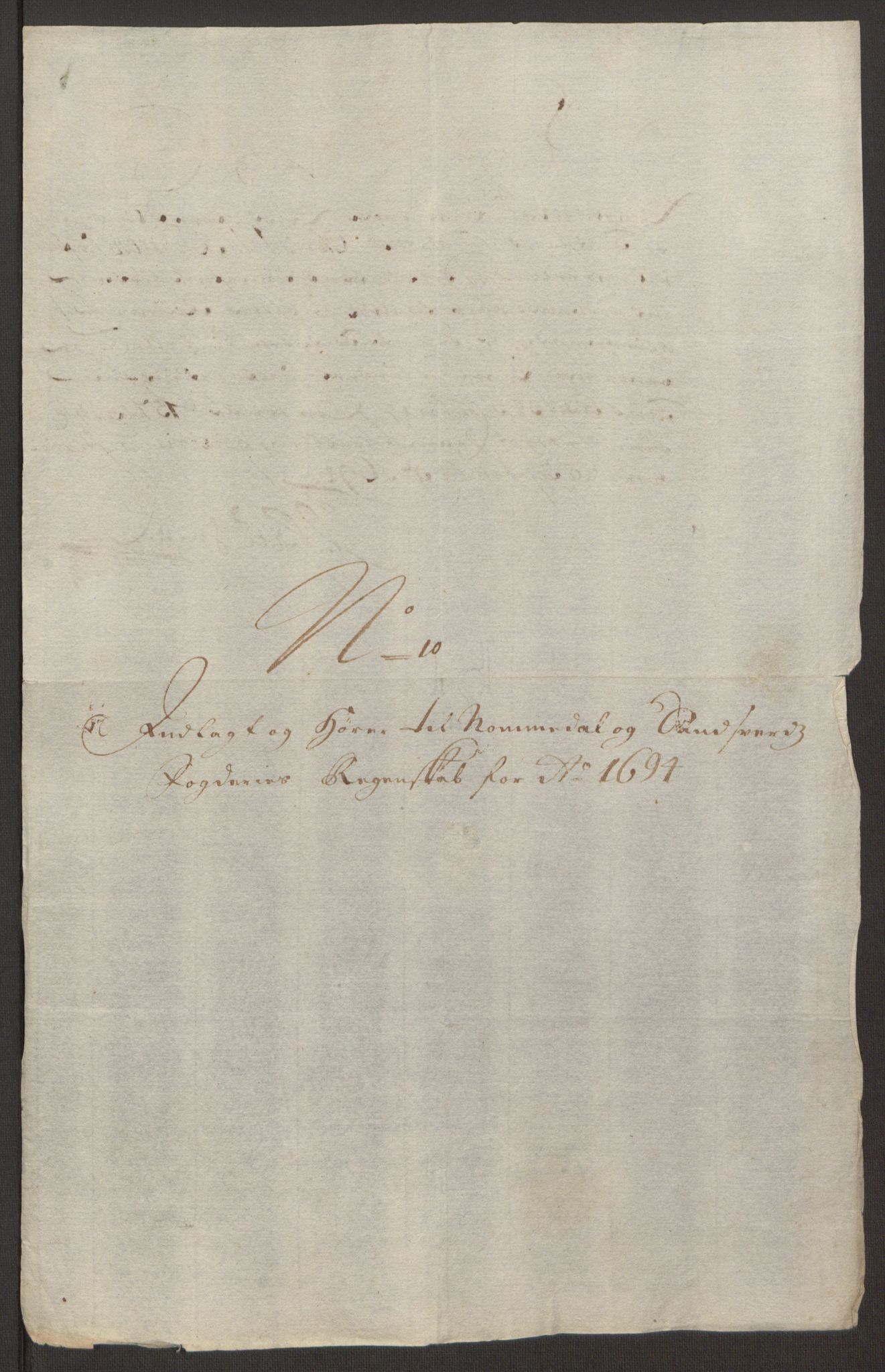 Rentekammeret inntil 1814, Reviderte regnskaper, Fogderegnskap, AV/RA-EA-4092/R24/L1575: Fogderegnskap Numedal og Sandsvær, 1692-1695, p. 470