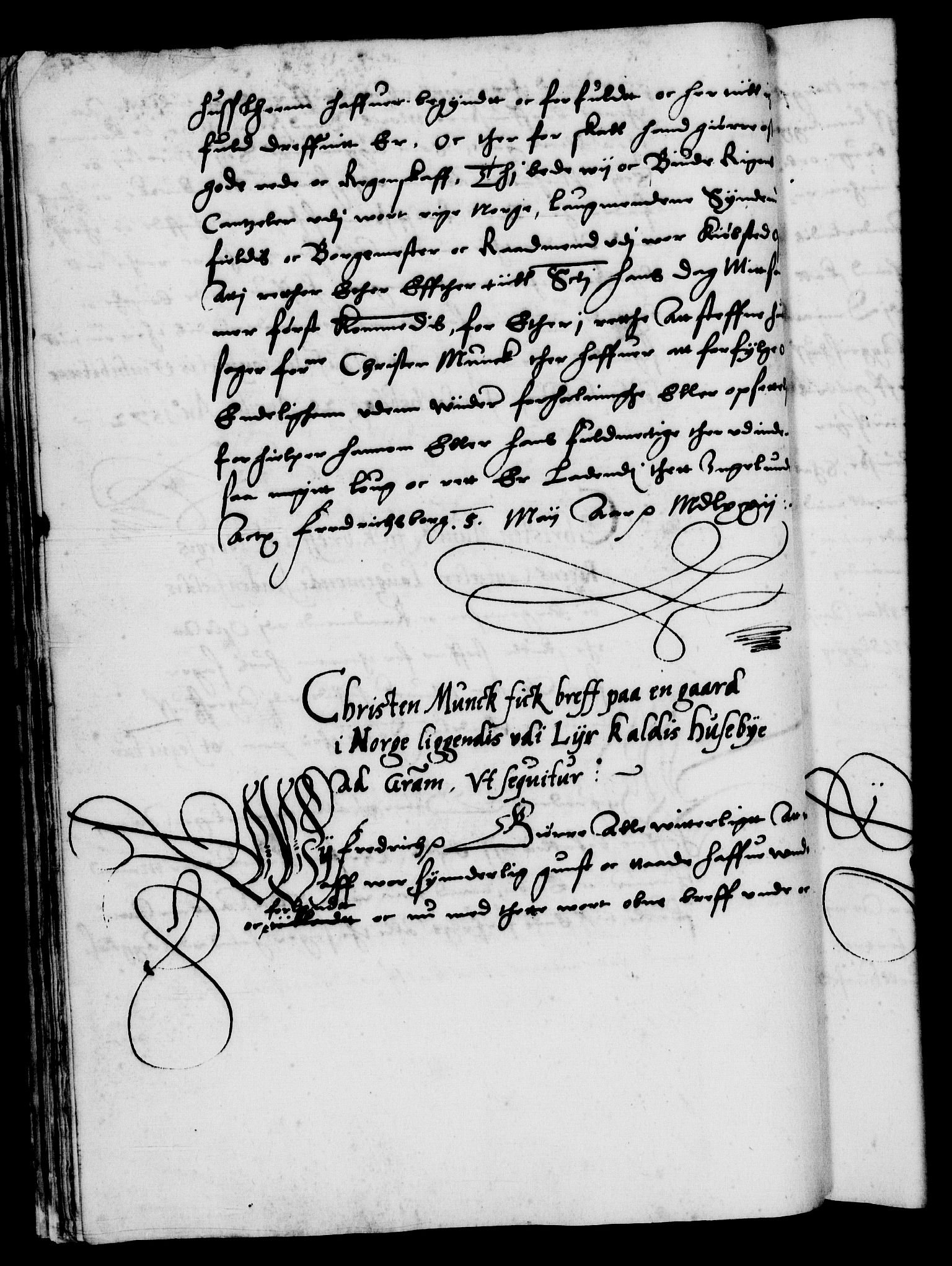 Danske Kanselli 1572-1799, RA/EA-3023/F/Fc/Fca/Fcaa/L0001: Norske registre (mikrofilm), 1572-1588, p. 28b