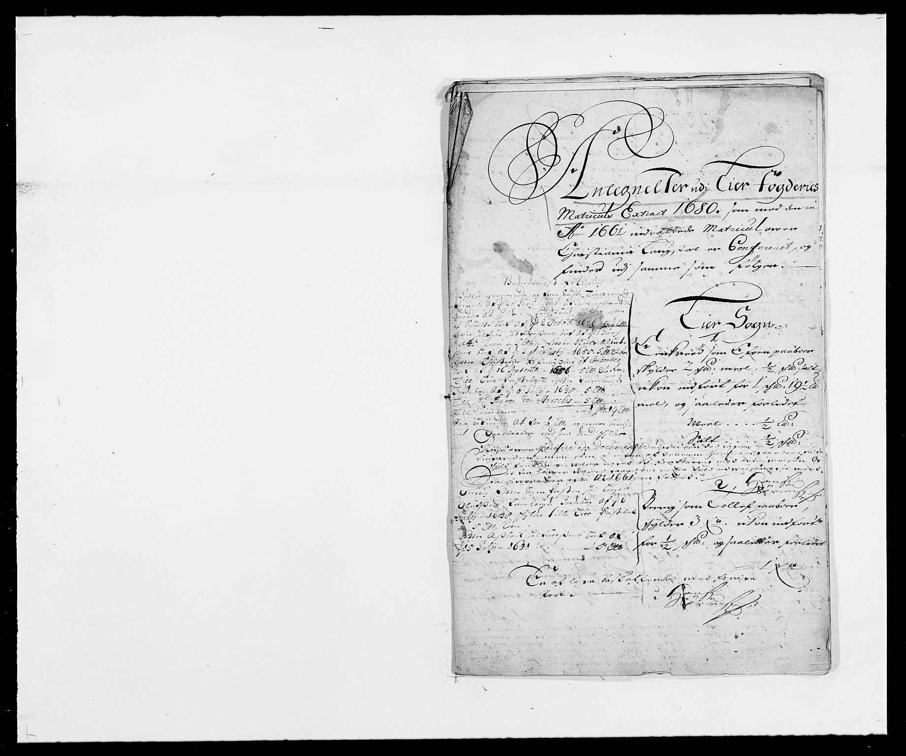 Rentekammeret inntil 1814, Reviderte regnskaper, Fogderegnskap, RA/EA-4092/R27/L1687: Fogderegnskap Lier, 1678-1686, p. 419