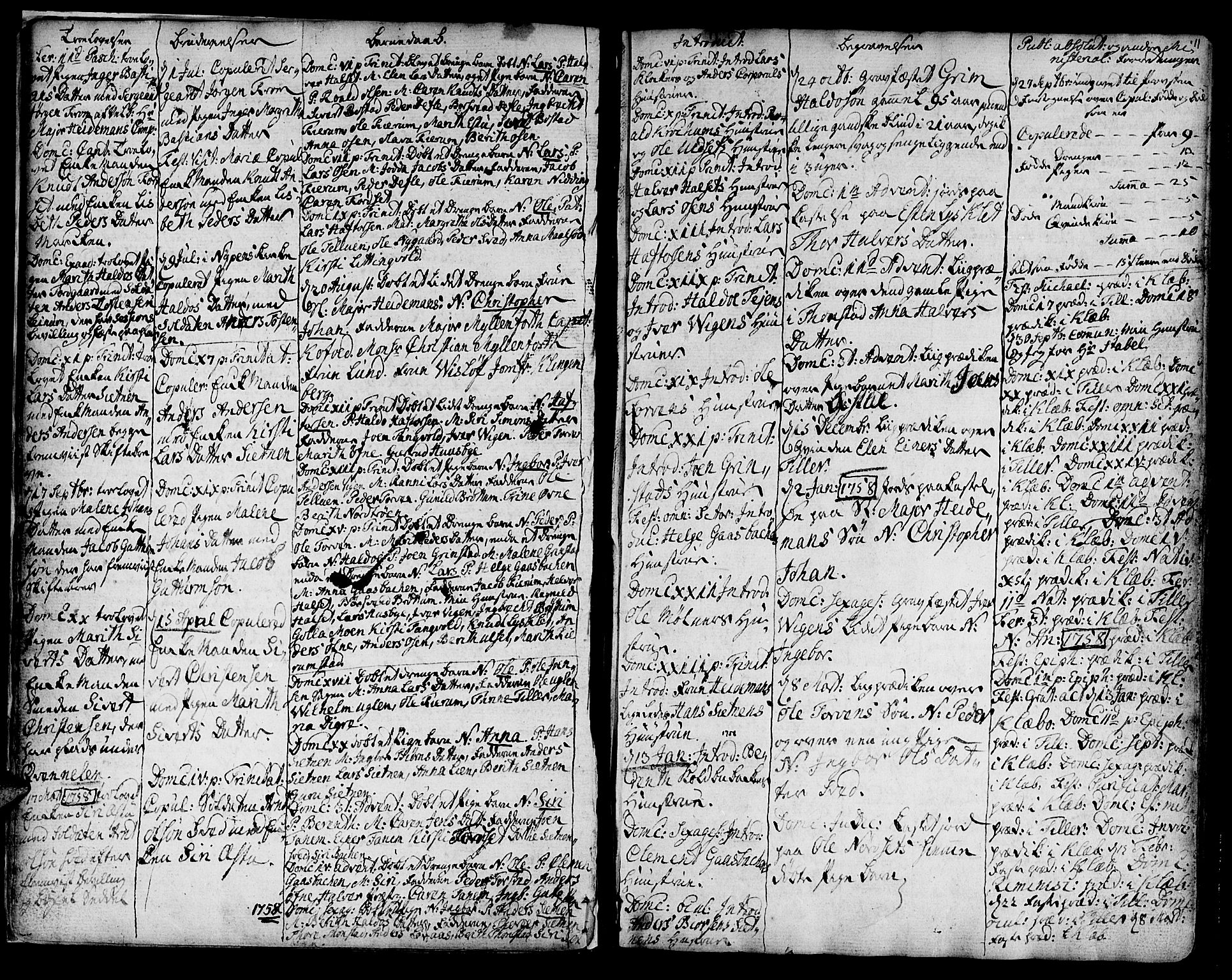Ministerialprotokoller, klokkerbøker og fødselsregistre - Sør-Trøndelag, SAT/A-1456/618/L0437: Parish register (official) no. 618A02, 1749-1782, p. 11