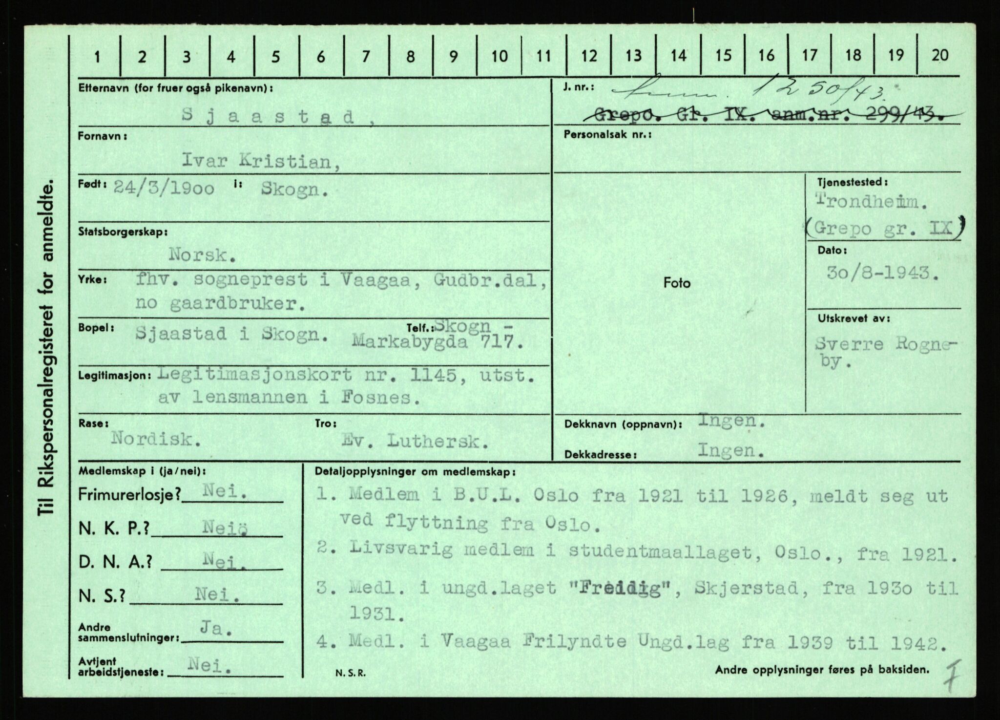 Statspolitiet - Hovedkontoret / Osloavdelingen, AV/RA-S-1329/C/Ca/L0014: Seterlien - Svartås, 1943-1945, p. 428