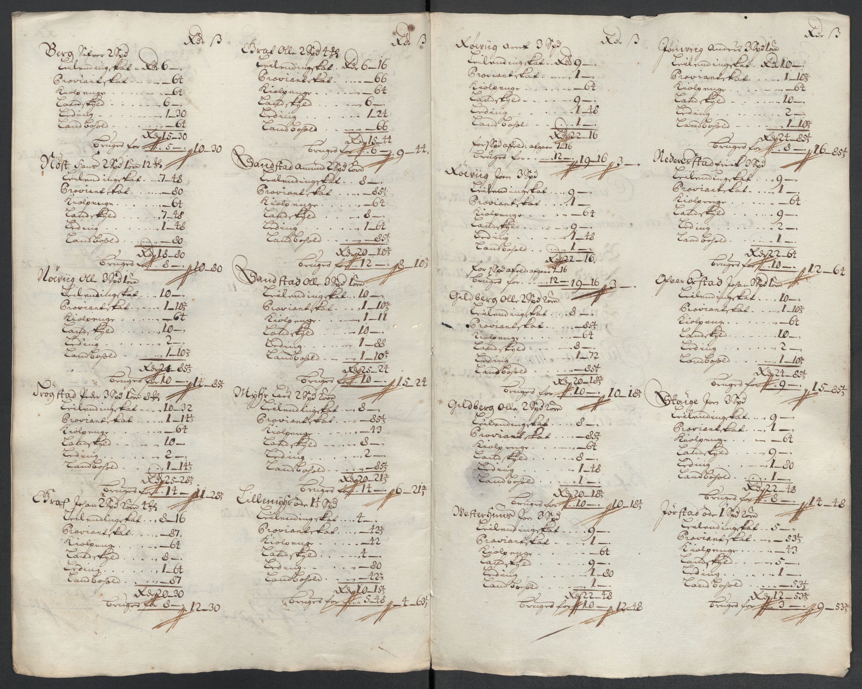 Rentekammeret inntil 1814, Reviderte regnskaper, Fogderegnskap, RA/EA-4092/R63/L4312: Fogderegnskap Inderøy, 1701-1702, p. 432