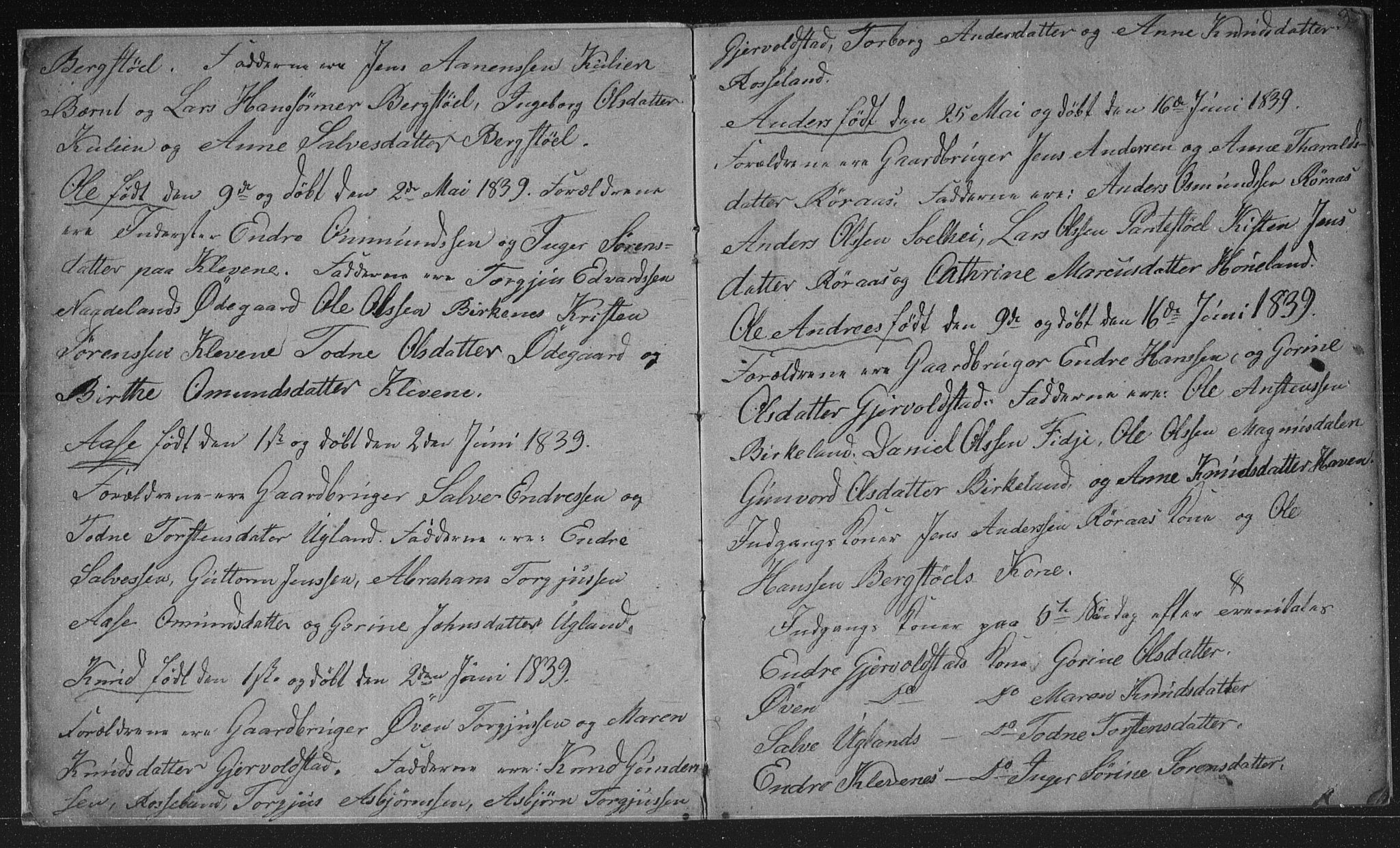 Søgne sokneprestkontor, AV/SAK-1111-0037/F/Fb/Fba/L0001: Parish register (copy) no. B 1, 1838-1843, p. 3