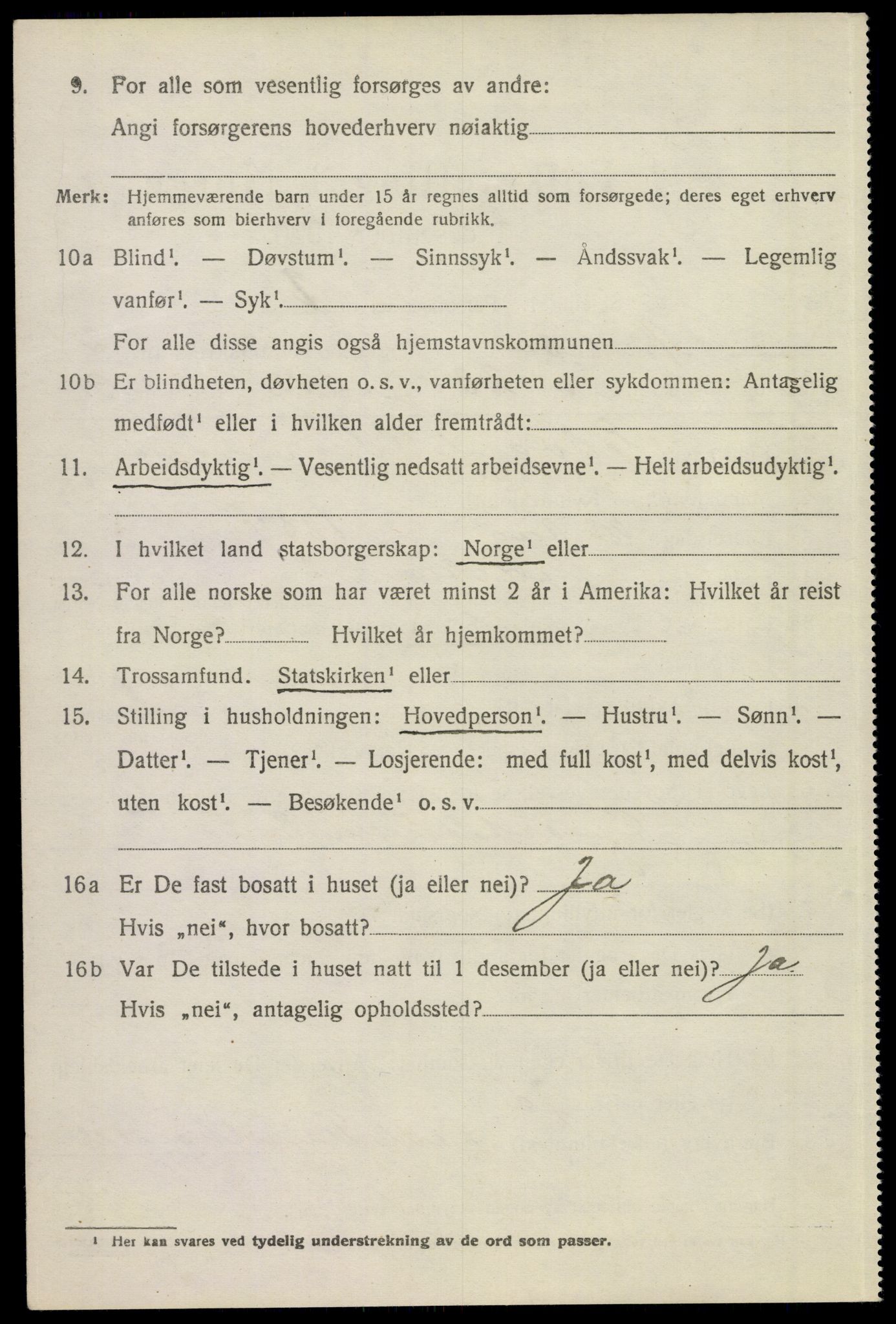 SAKO, 1920 census for Andebu, 1920, p. 1807