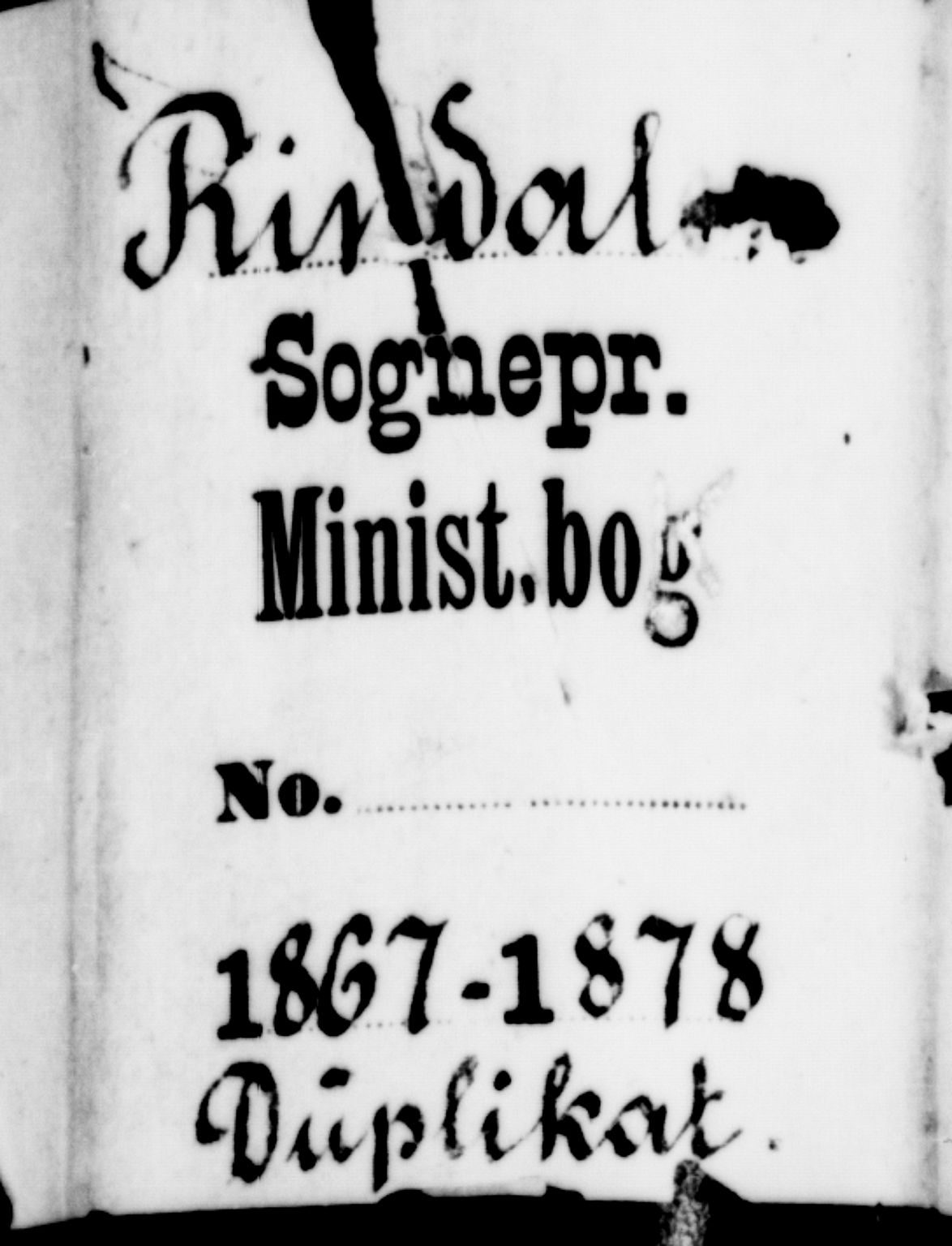 Ministerialprotokoller, klokkerbøker og fødselsregistre - Møre og Romsdal, SAT/A-1454/598/L1076: Parish register (copy) no. 598C01, 1867-1878
