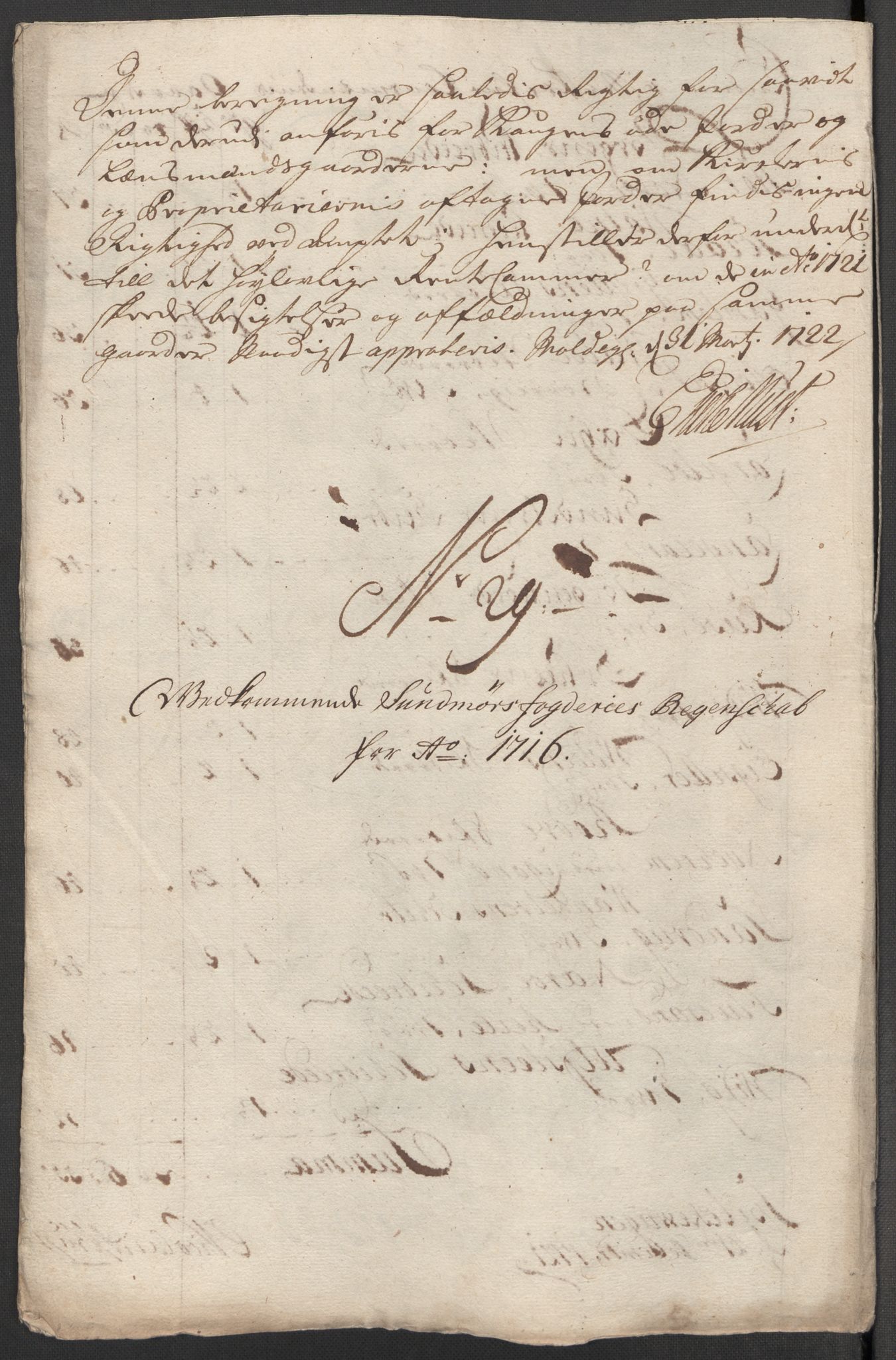 Rentekammeret inntil 1814, Reviderte regnskaper, Fogderegnskap, AV/RA-EA-4092/R54/L3568: Fogderegnskap Sunnmøre, 1716, p. 162