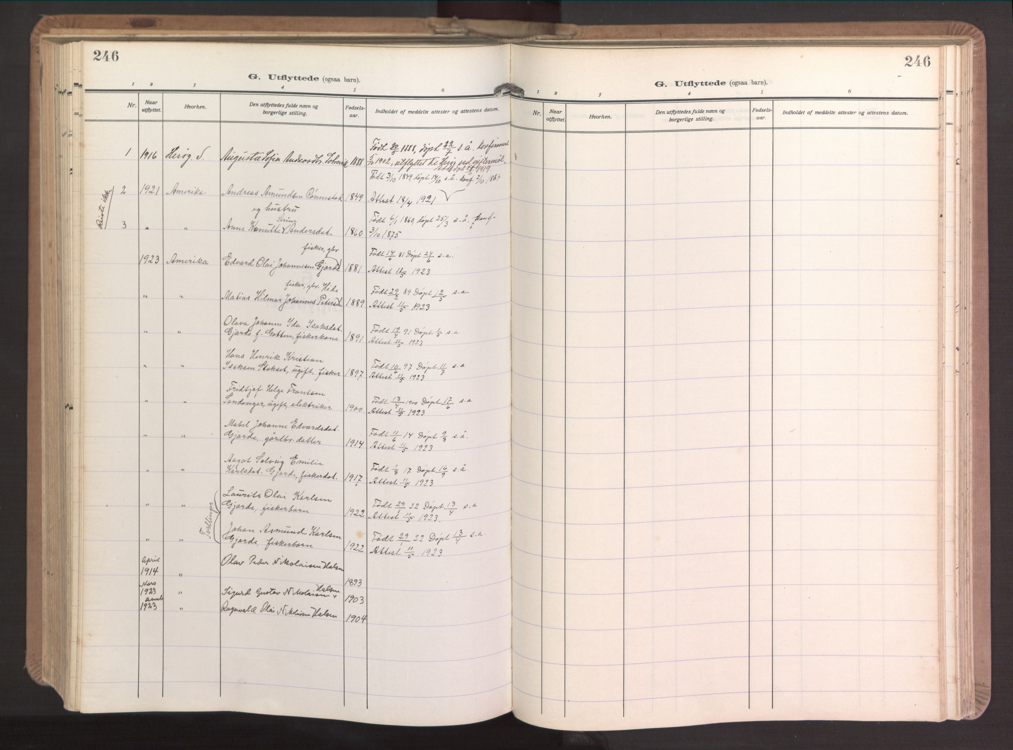 Ministerialprotokoller, klokkerbøker og fødselsregistre - Møre og Romsdal, AV/SAT-A-1454/503/L0044: Parish register (official) no. 503A12, 1918-1931, p. 246