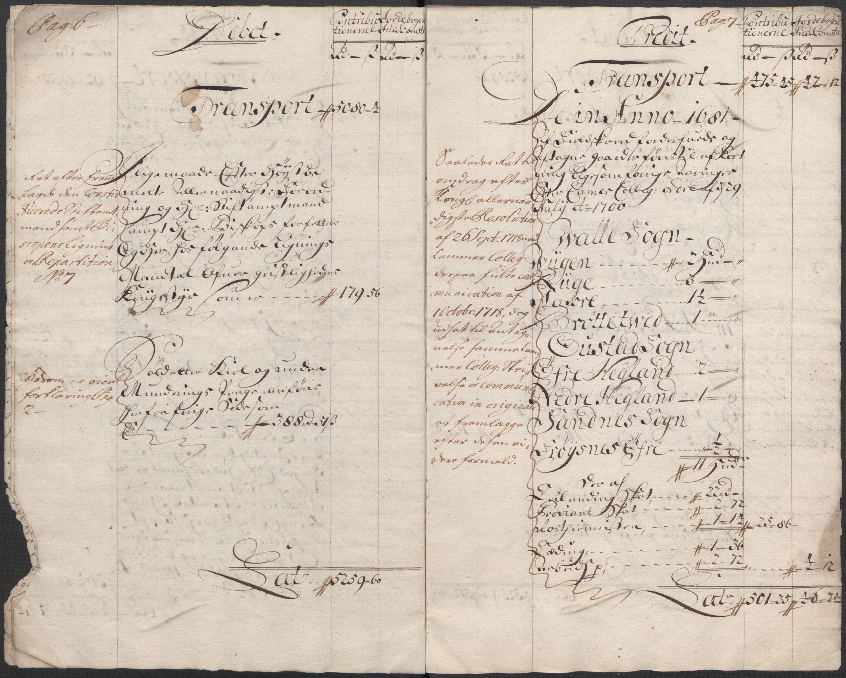 Rentekammeret inntil 1814, Reviderte regnskaper, Fogderegnskap, AV/RA-EA-4092/R40/L2453: Fogderegnskap Råbyggelag, 1718-1719, p. 6