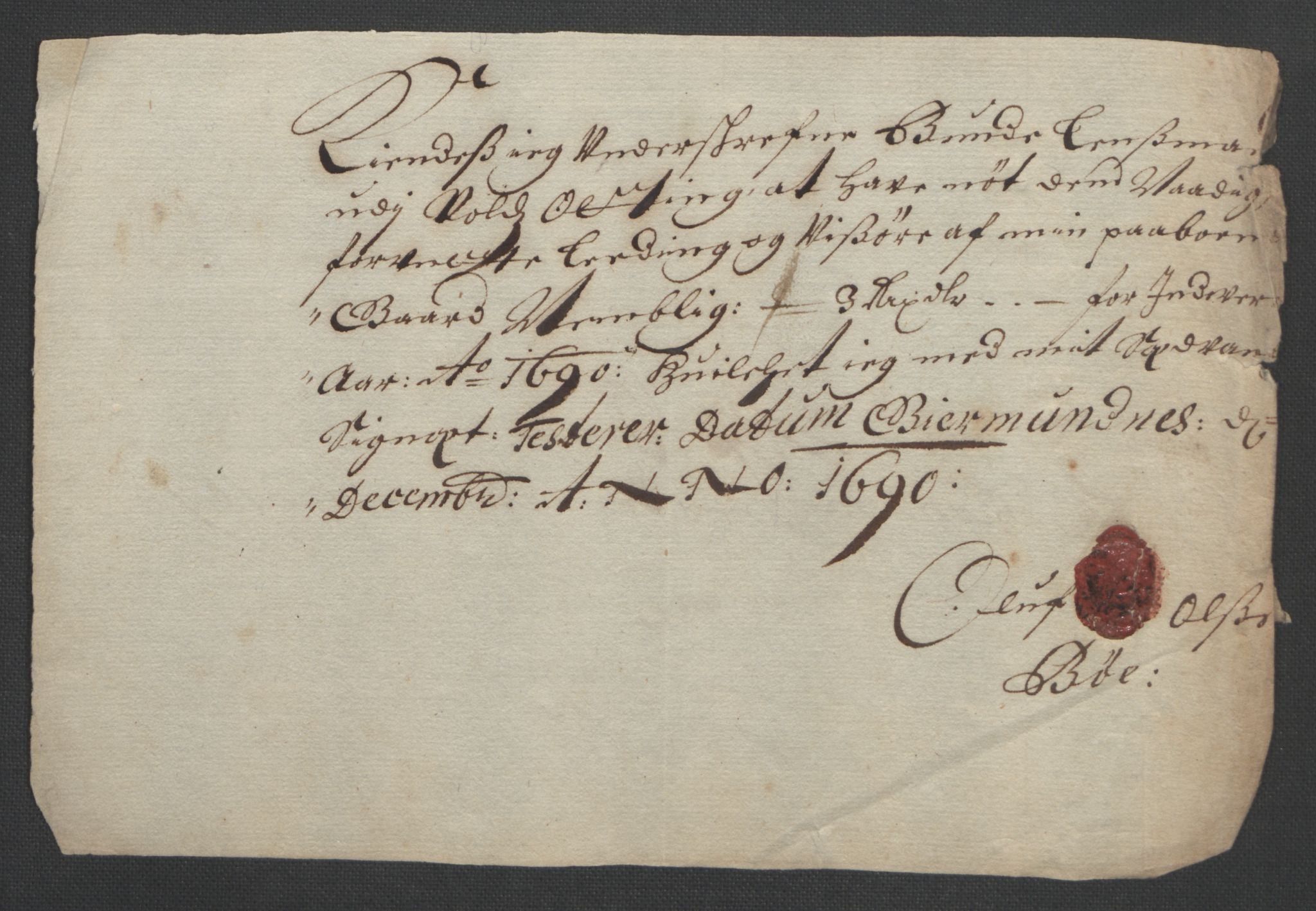 Rentekammeret inntil 1814, Reviderte regnskaper, Fogderegnskap, AV/RA-EA-4092/R55/L3649: Fogderegnskap Romsdal, 1690-1691, p. 181