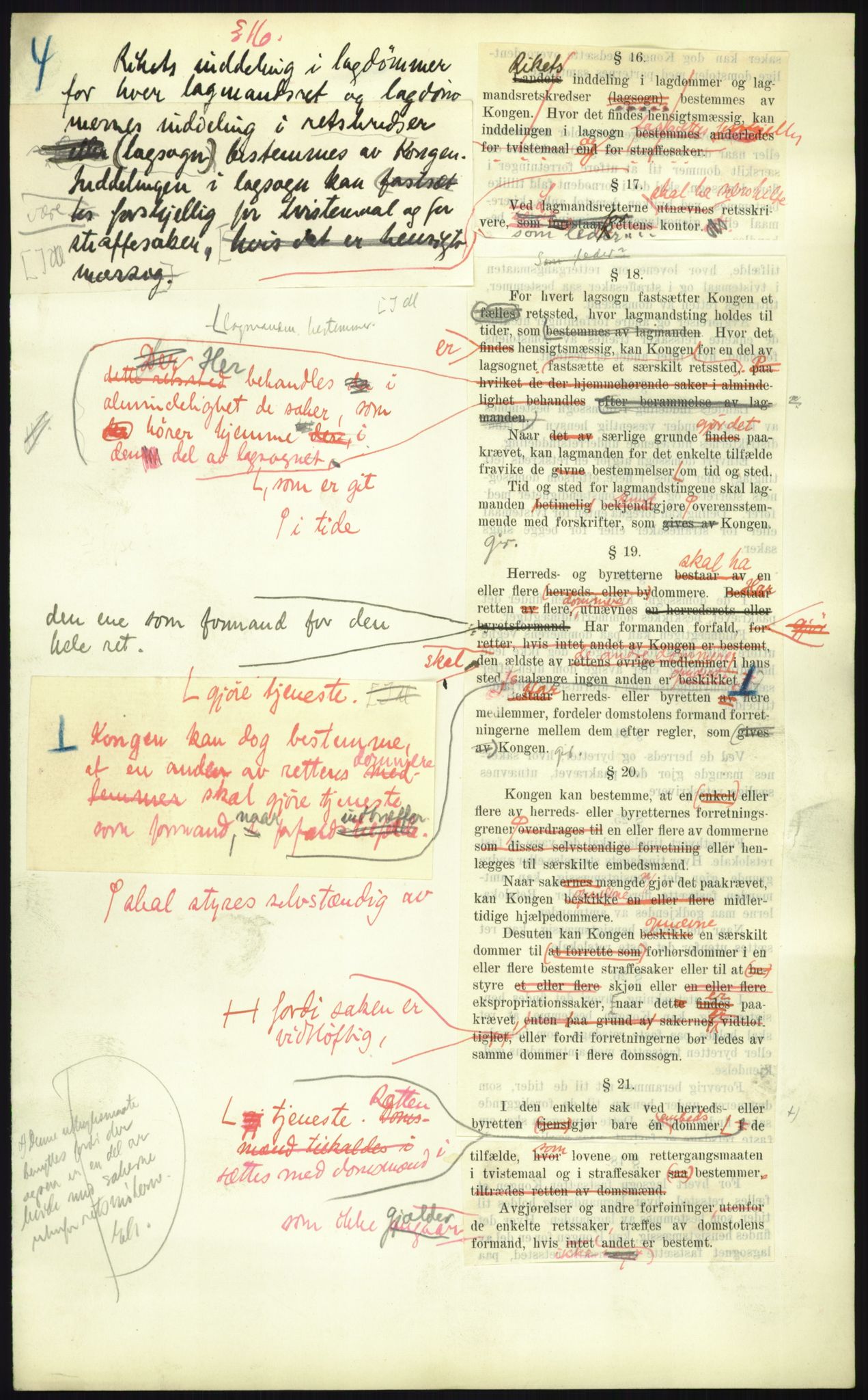 Justisdepartementet, Lovavdelingen, AV/RA-S-3212/D/De/L0156/0001: Sivilprosesslovene / Sivilprosess: XII- Ot.prp. nr. 10 - 1913: Om utferdigelse av lov om domstolene, lov om rettergangsmåten i tvistemål og lov om tvangsfullbyrdelse. Mappe 1/5 - 4/5, 1913, p. 1035