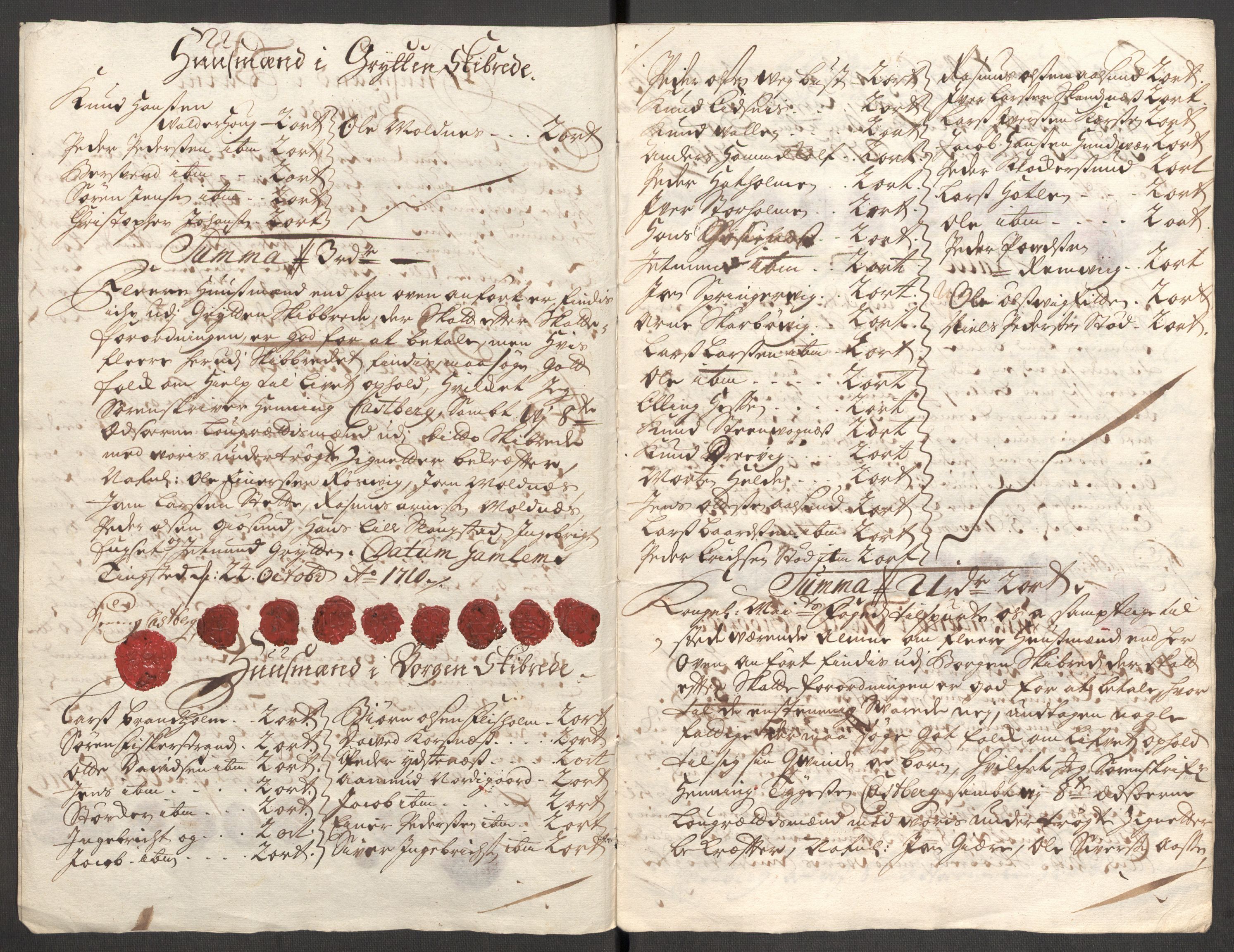 Rentekammeret inntil 1814, Reviderte regnskaper, Fogderegnskap, AV/RA-EA-4092/R54/L3563: Fogderegnskap Sunnmøre, 1710, p. 41