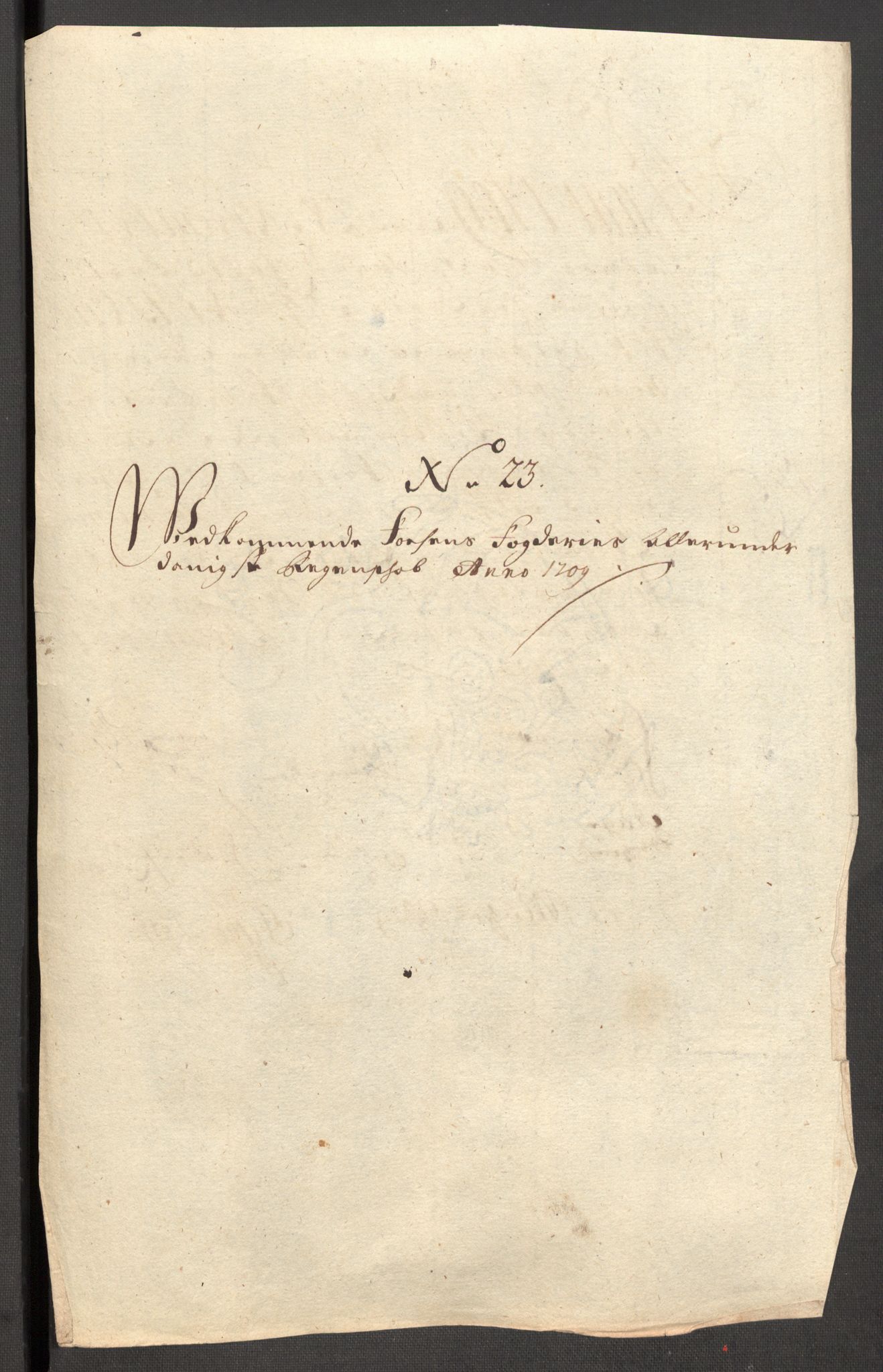 Rentekammeret inntil 1814, Reviderte regnskaper, Fogderegnskap, RA/EA-4092/R57/L3858: Fogderegnskap Fosen, 1708-1709, p. 354
