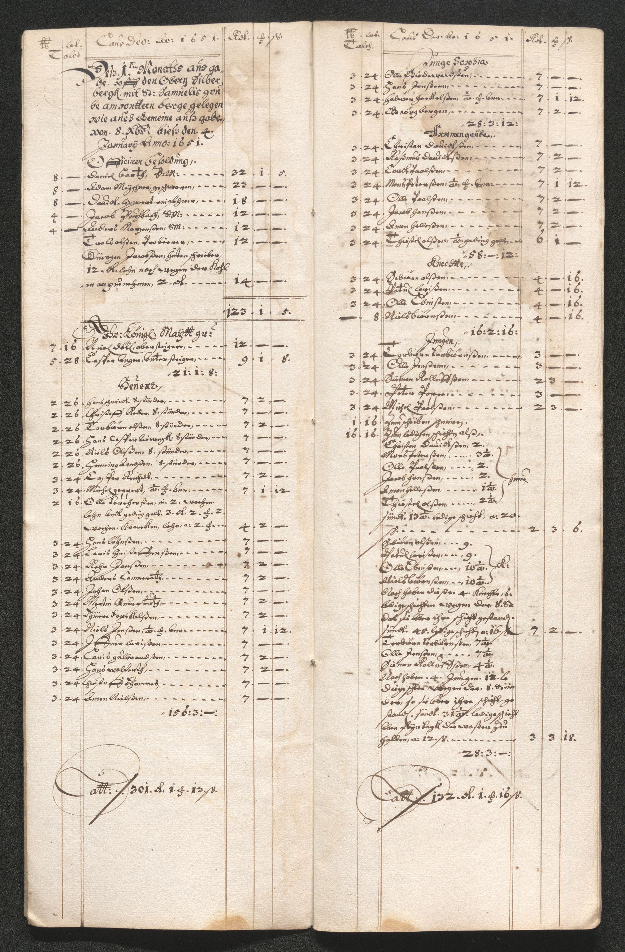 Kongsberg Sølvverk 1623-1816, AV/SAKO-EA-3135/001/D/Dc/Dcd/L0034: Utgiftsregnskap for gruver m.m. , 1651-1659, p. 16
