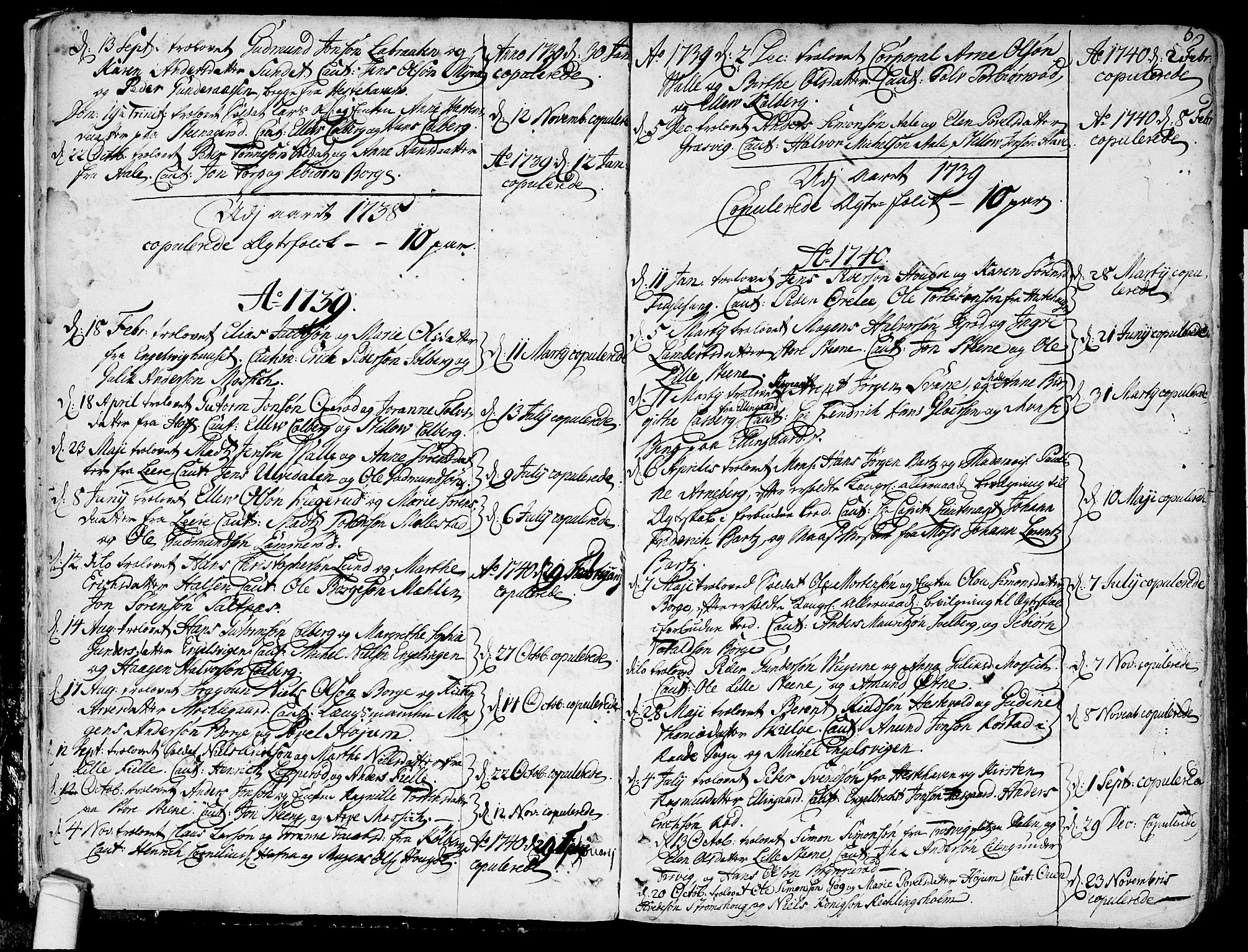 Onsøy prestekontor Kirkebøker, SAO/A-10914/F/Fa/L0001: Parish register (official) no. I 1, 1733-1814, p. 5