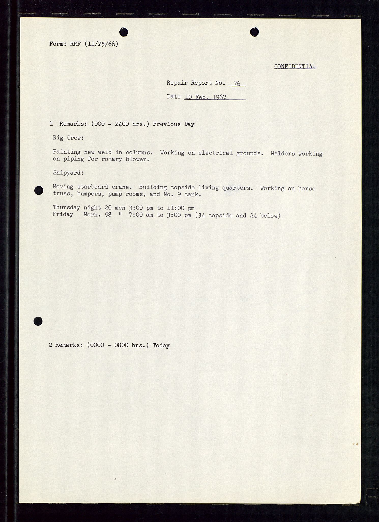 Pa 1512 - Esso Exploration and Production Norway Inc., AV/SAST-A-101917/E/Ea/L0012: Well 25/11-1 og Well 25/10-3, 1966-1967, p. 18