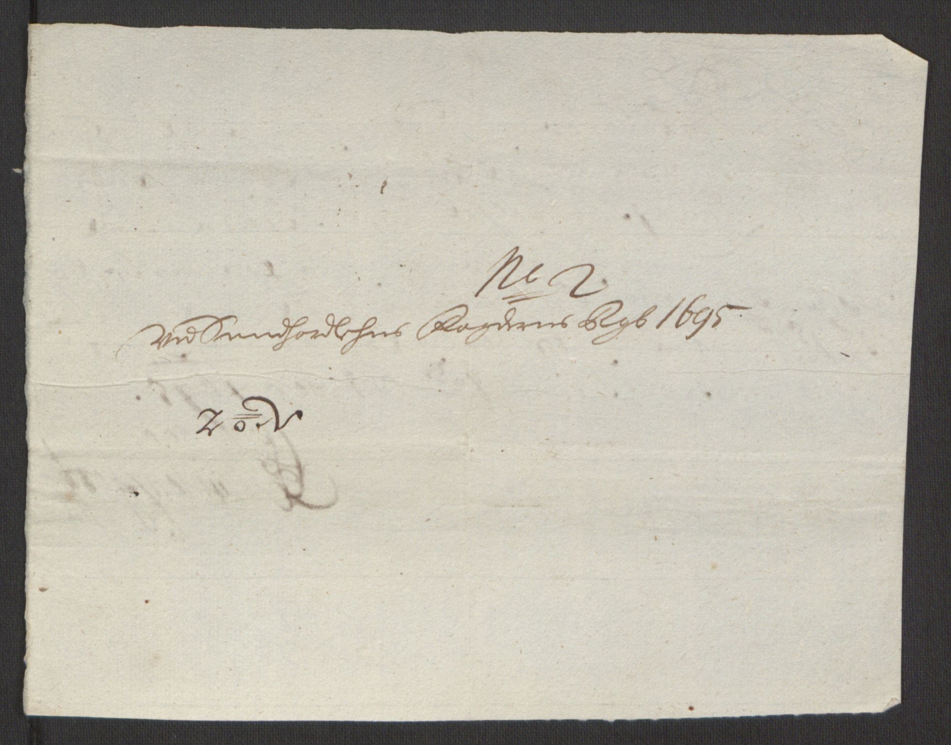 Rentekammeret inntil 1814, Reviderte regnskaper, Fogderegnskap, AV/RA-EA-4092/R48/L2976: Fogderegnskap Sunnhordland og Hardanger, 1695-1696, p. 111