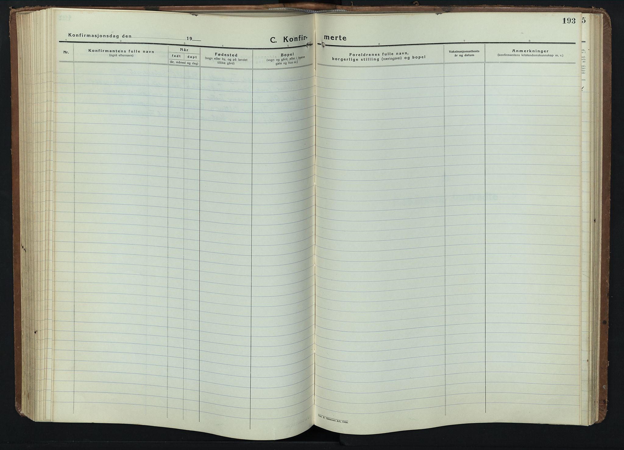 Grue prestekontor, SAH/PREST-036/H/Ha/Hab/L0009: Parish register (copy) no. 9, 1935-1955, p. 193