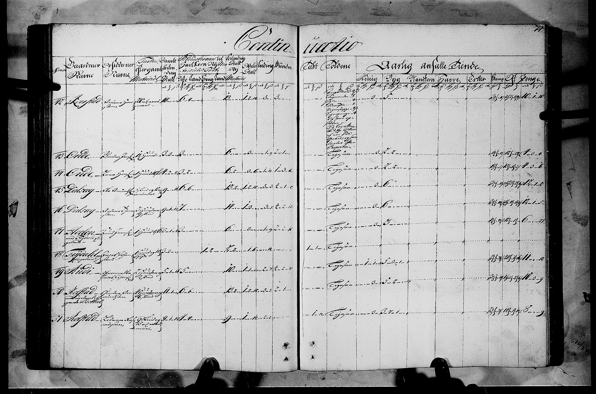 Rentekammeret inntil 1814, Realistisk ordnet avdeling, RA/EA-4070/N/Nb/Nbf/L0108: Gudbrandsdalen matrikkelprotokoll, 1723, p. 73b-74a