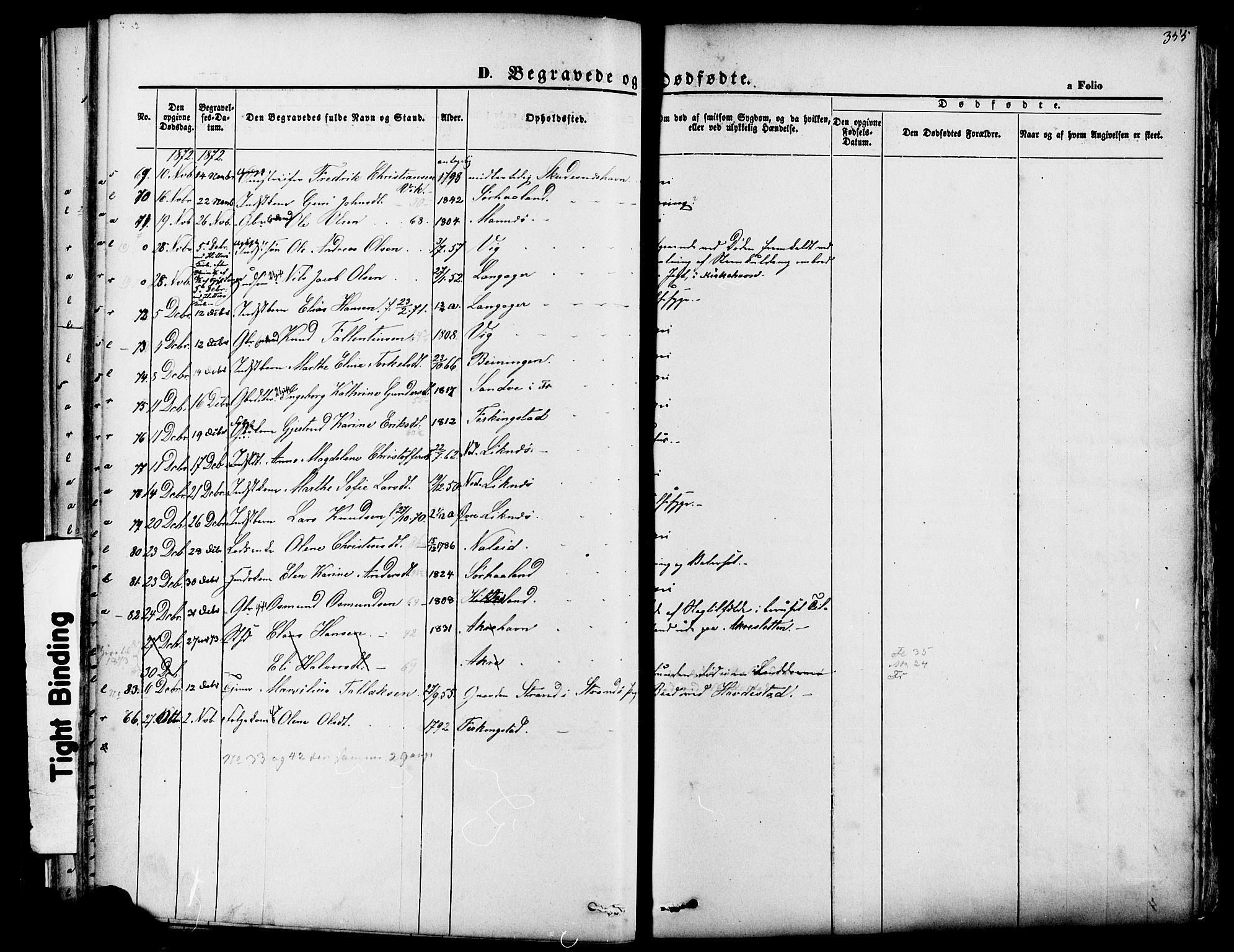 Skudenes sokneprestkontor, SAST/A -101849/H/Ha/Haa/L0006: Parish register (official) no. A 4, 1864-1881, p. 355