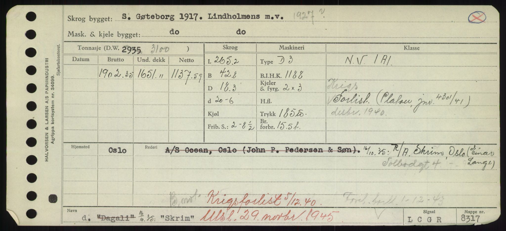 Sjøfartsdirektoratet med forløpere, Skipsmålingen, AV/RA-S-1627/H/Hd/L0034: Fartøy, Sk-Slå, p. 281