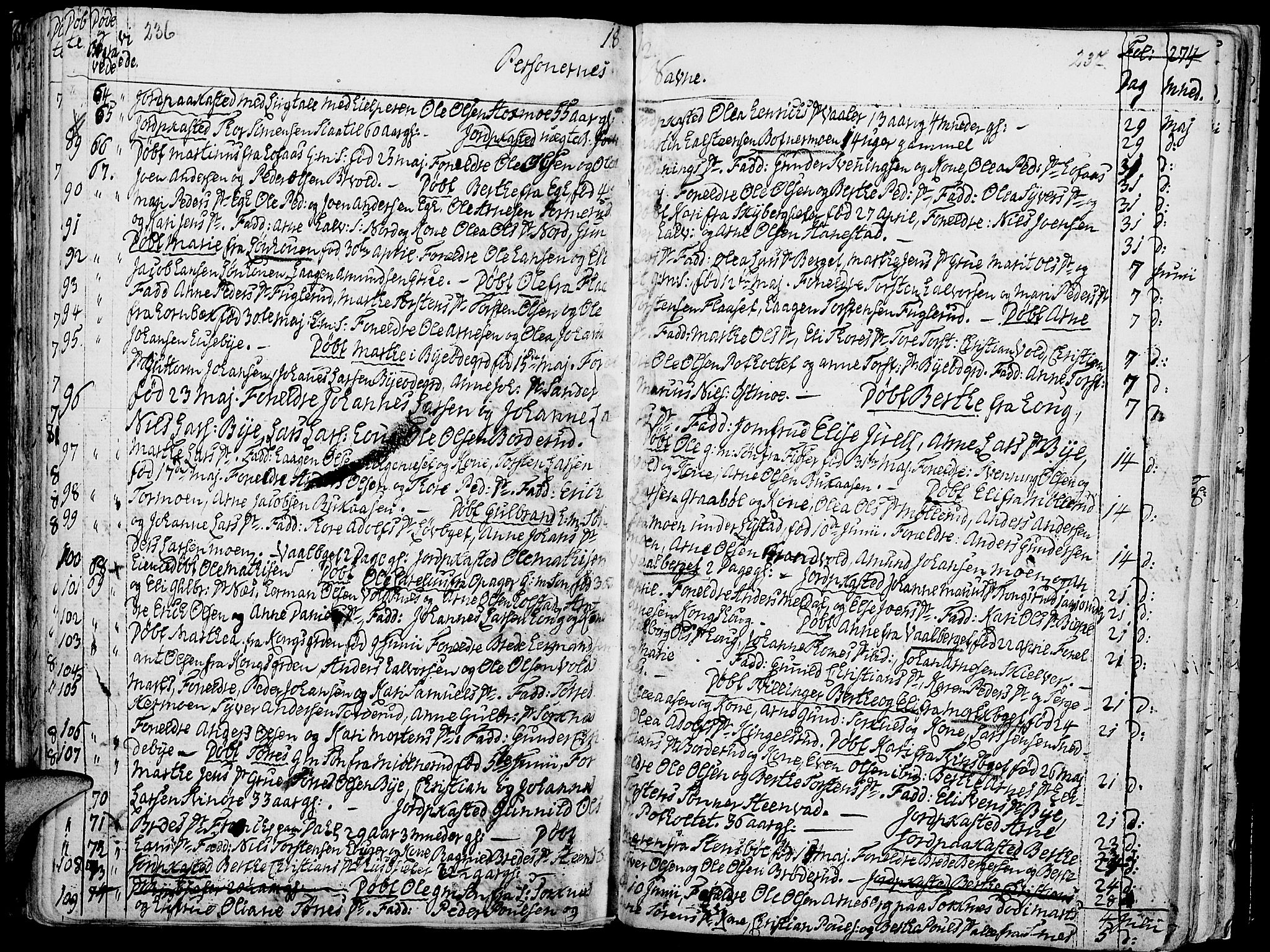 Grue prestekontor, SAH/PREST-036/H/Ha/Haa/L0005: Parish register (official) no. 5, 1805-1814, p. 236-237