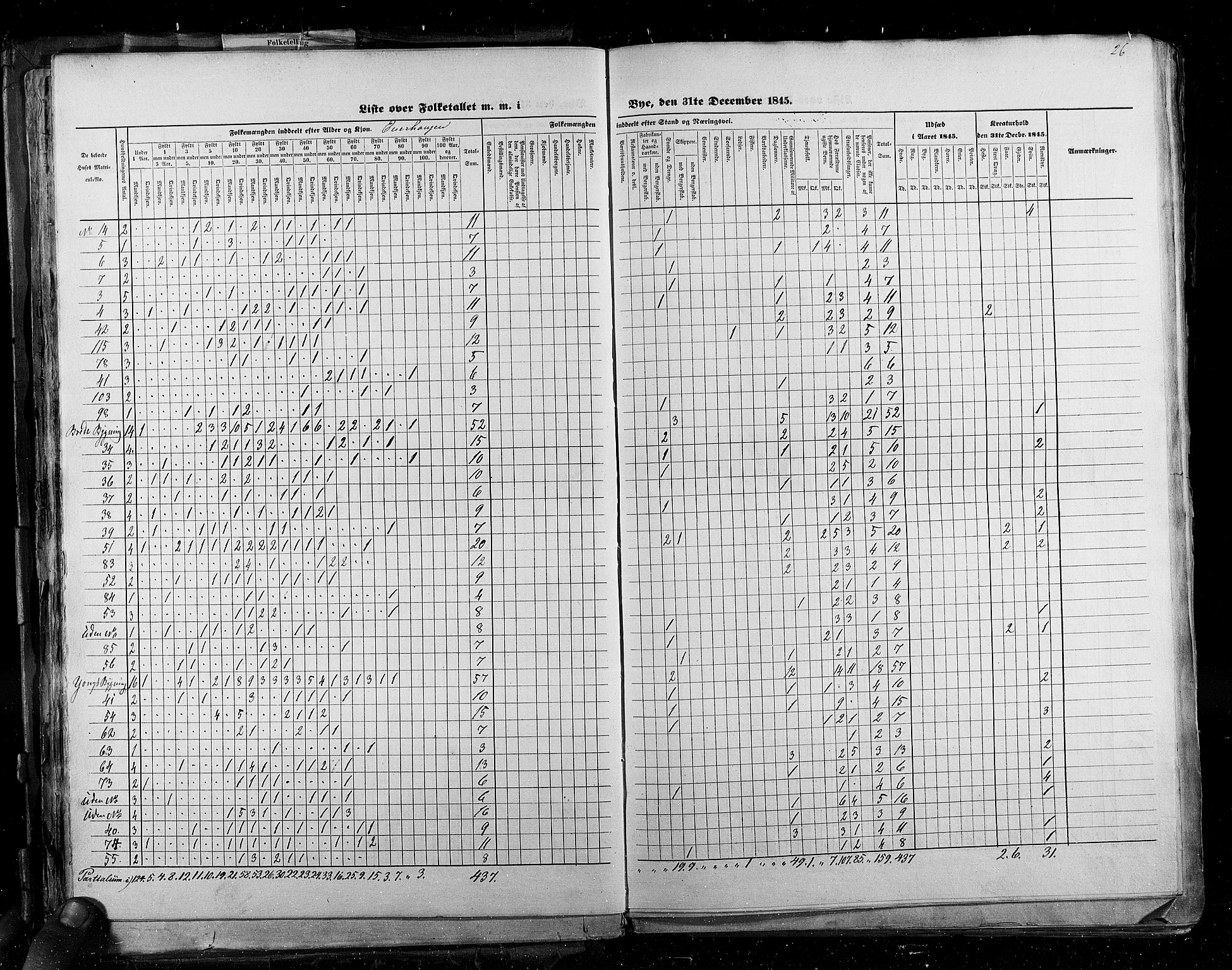 RA, Census 1845, vol. 2: Smålenenes amt og Akershus amt, 1845, p. 26