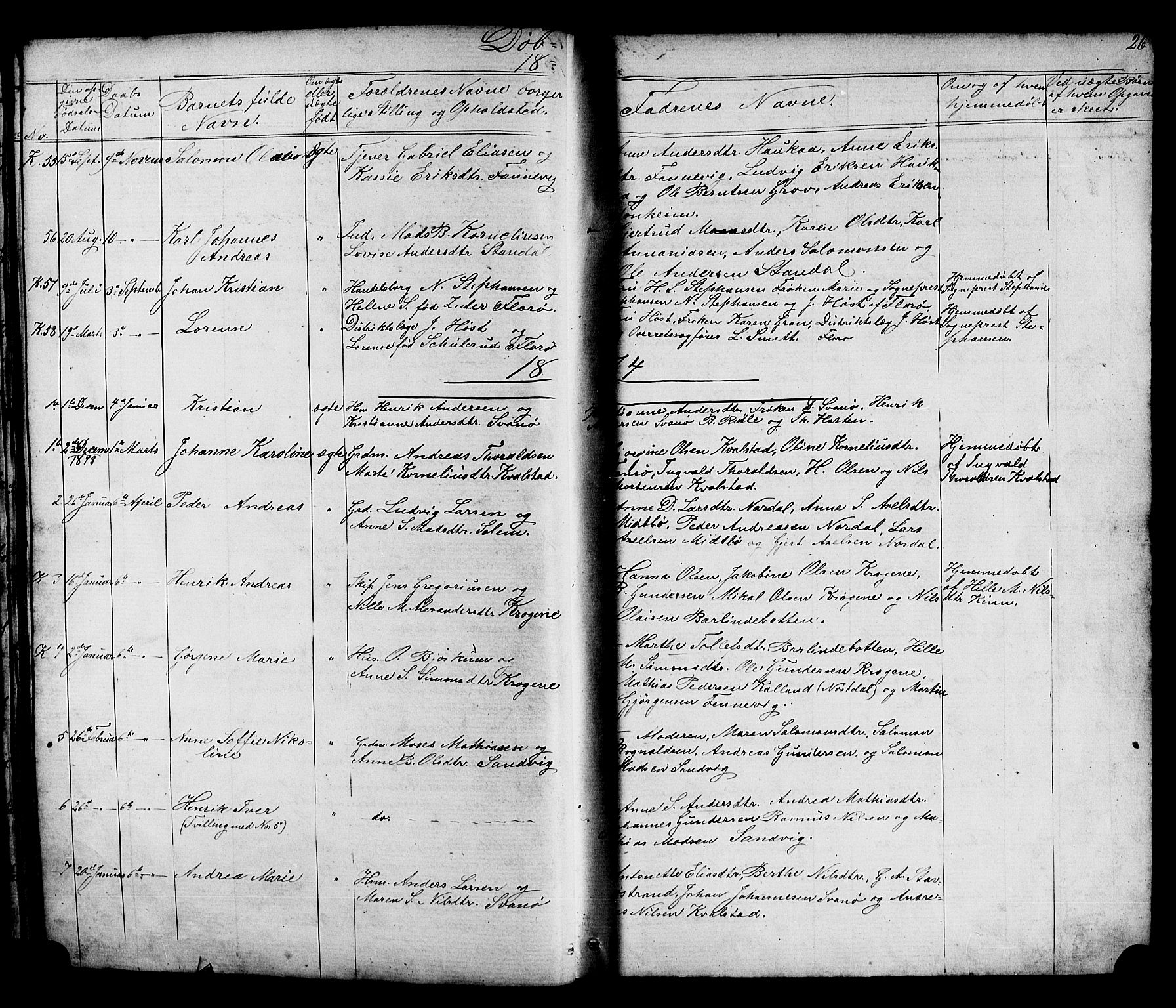 Kinn sokneprestembete, AV/SAB-A-80801/H/Hab/Habc/L0002: Parish register (copy) no. C 2, 1869-1918, p. 26