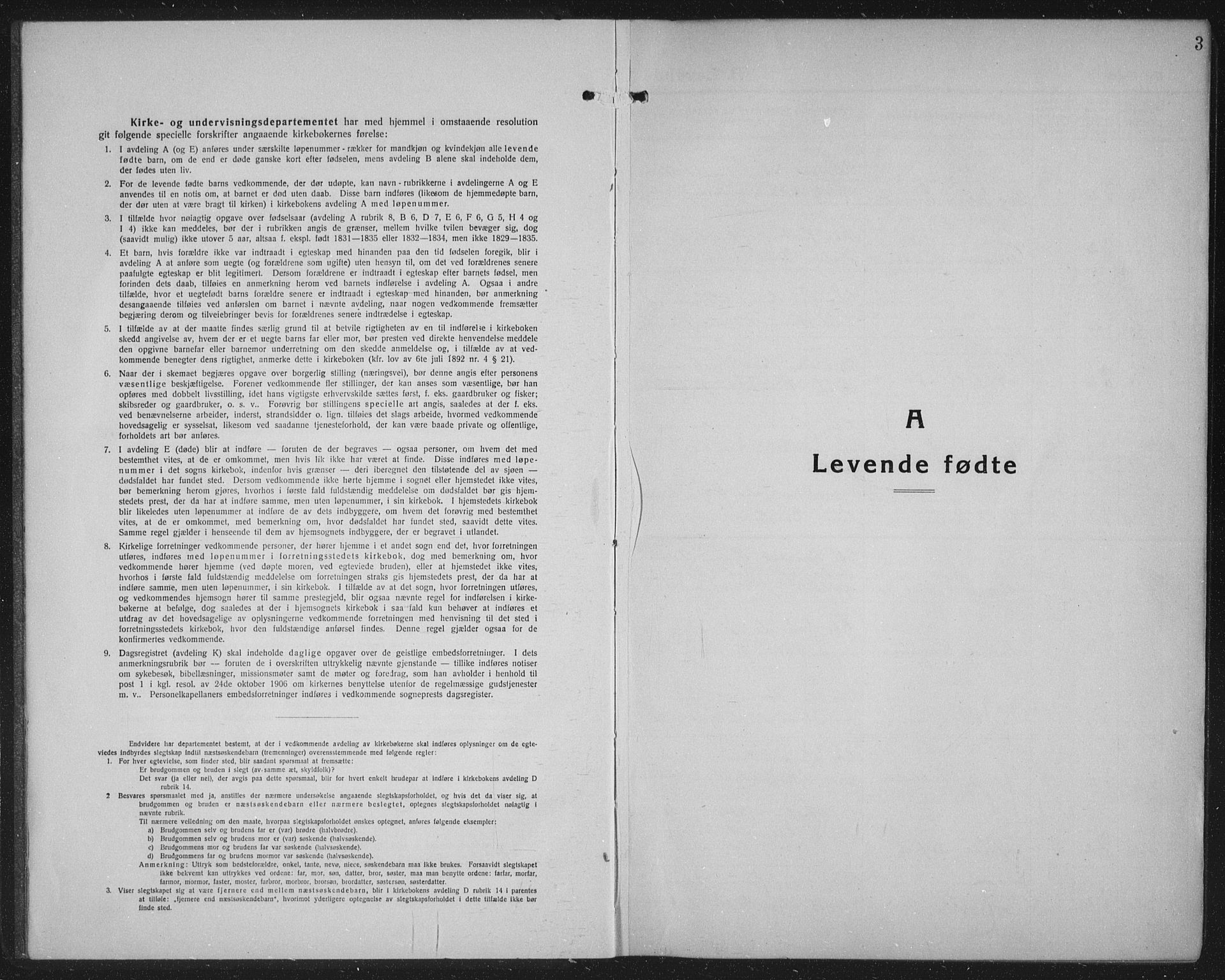 Rakkestad prestekontor Kirkebøker, AV/SAO-A-2008/G/Gb/L0003: Parish register (copy) no. II 3, 1920-1941, p. 3