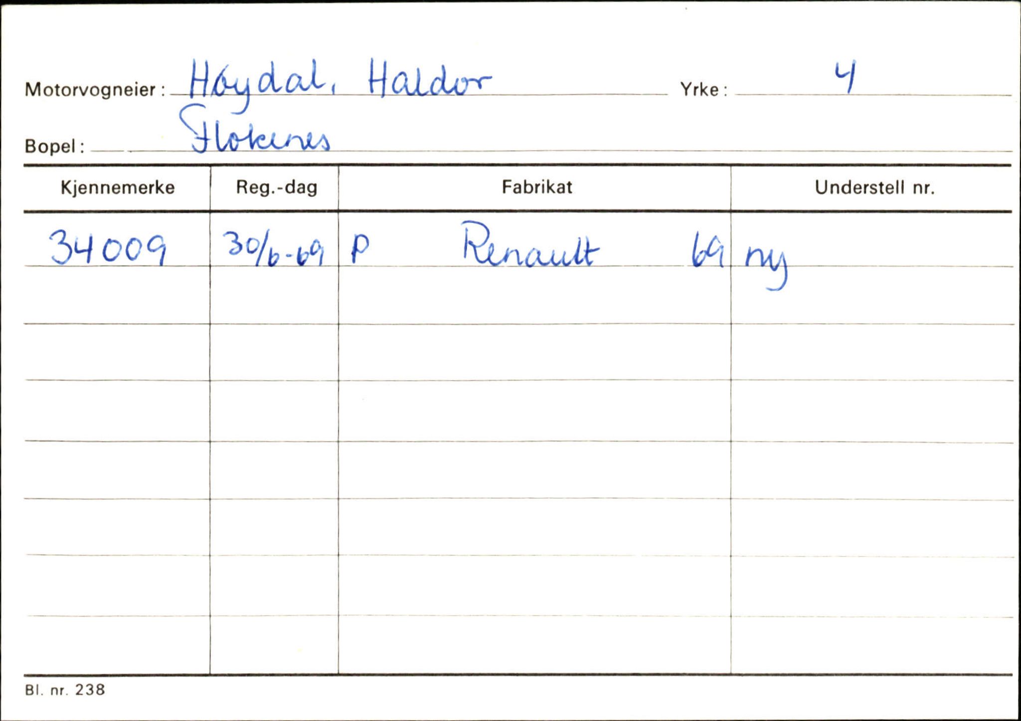 Statens vegvesen, Sogn og Fjordane vegkontor, SAB/A-5301/4/F/L0132: Eigarregister Askvoll A-Å. Balestrand A-Å, 1945-1975, p. 614