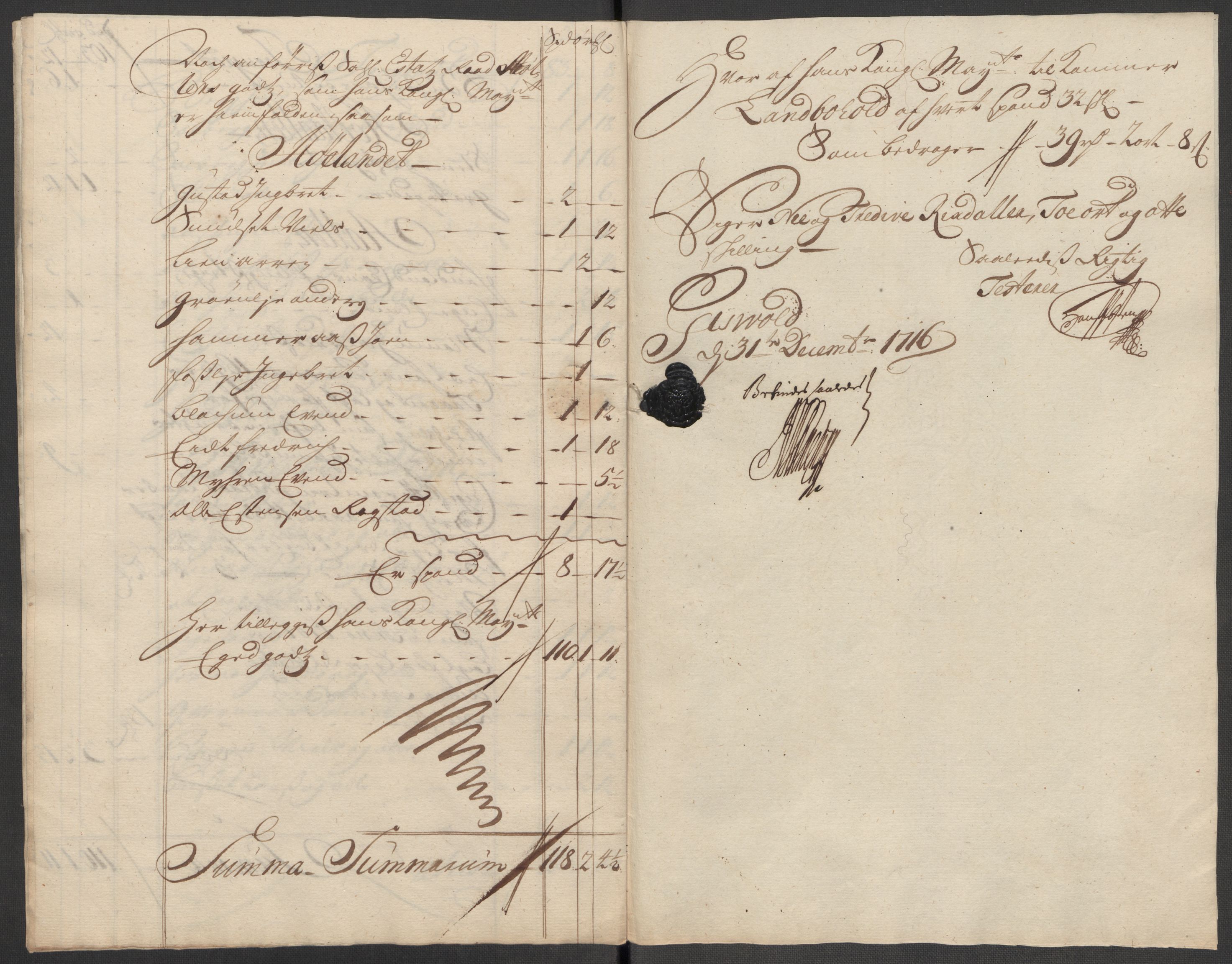 Rentekammeret inntil 1814, Reviderte regnskaper, Fogderegnskap, AV/RA-EA-4092/R60/L3968: Fogderegnskap Orkdal og Gauldal, 1716, p. 68