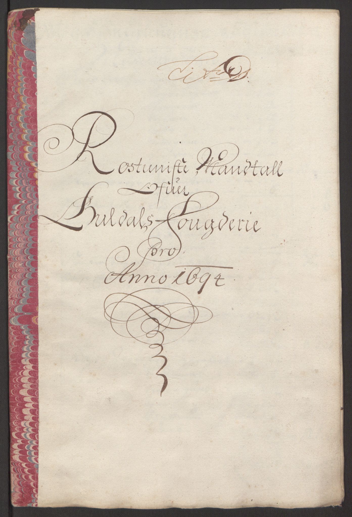 Rentekammeret inntil 1814, Reviderte regnskaper, Fogderegnskap, RA/EA-4092/R60/L3944: Fogderegnskap Orkdal og Gauldal, 1694, p. 344