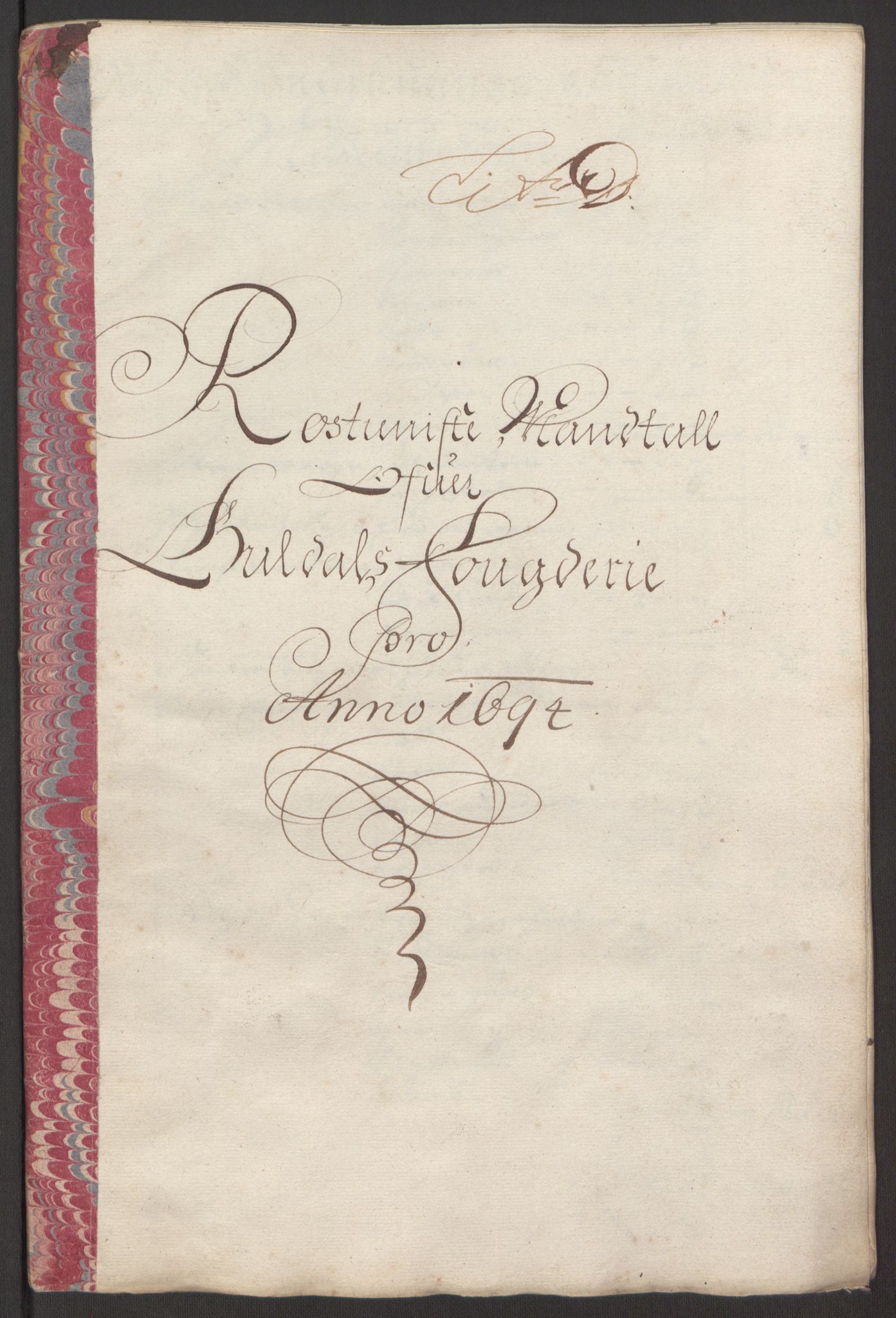 Rentekammeret inntil 1814, Reviderte regnskaper, Fogderegnskap, AV/RA-EA-4092/R60/L3944: Fogderegnskap Orkdal og Gauldal, 1694, p. 344