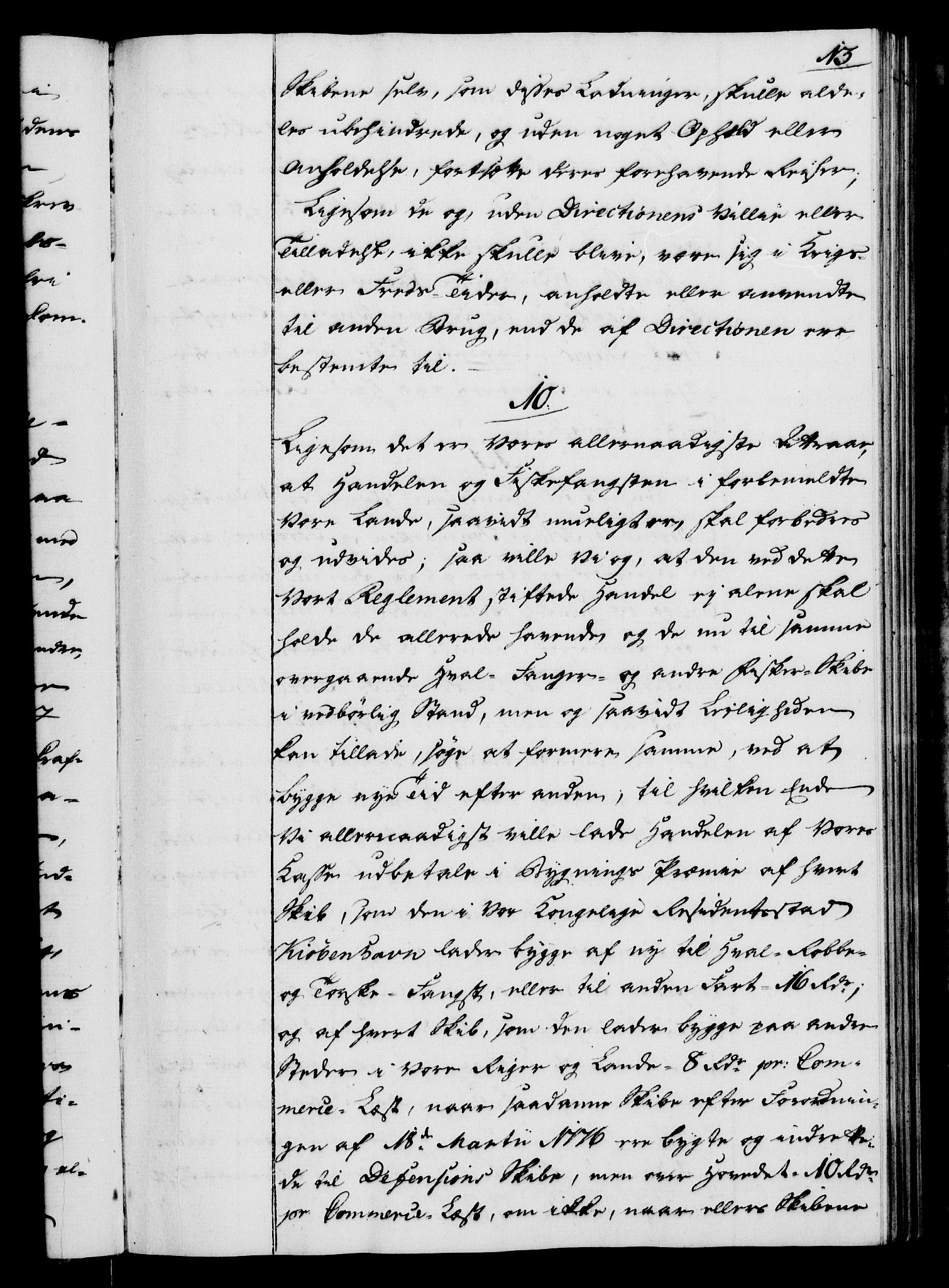 Rentekammeret, Kammerkanselliet, AV/RA-EA-3111/G/Gg/Gga/L0012: Norsk ekspedisjonsprotokoll med register (merket RK 53.12), 1781-1783, p. 13