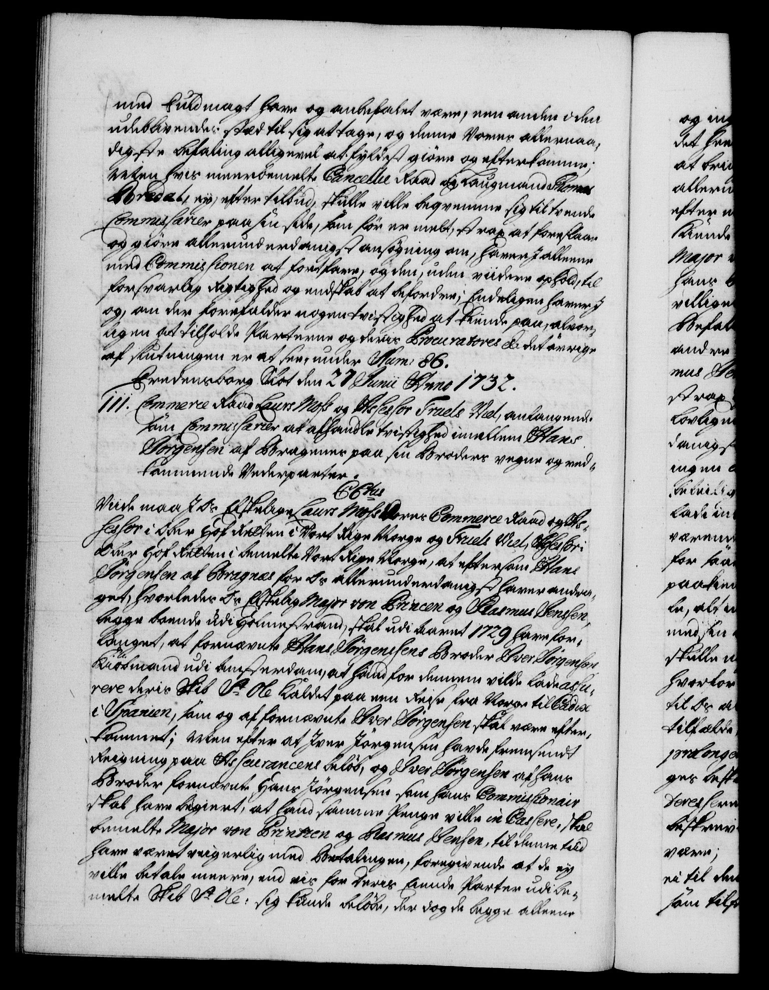Danske Kanselli 1572-1799, AV/RA-EA-3023/F/Fc/Fca/Fcab/L0025: Norske tegnelser, 1730-1733, p. 363b
