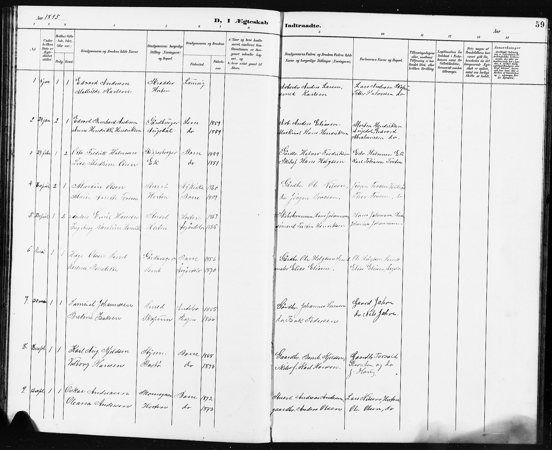 Borre kirkebøker, SAKO/A-338/G/Ga/L0004: Parish register (copy) no. I 4, 1892-1913, p. 59