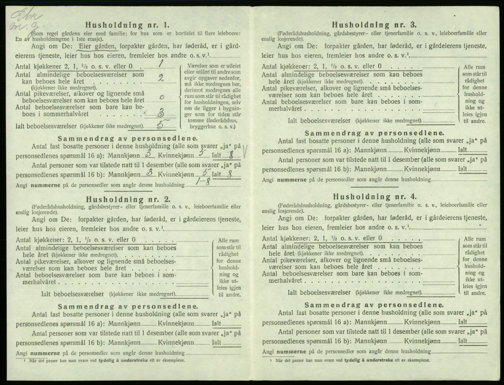 SAB, 1920 census for Vikebygd, 1920, p. 361