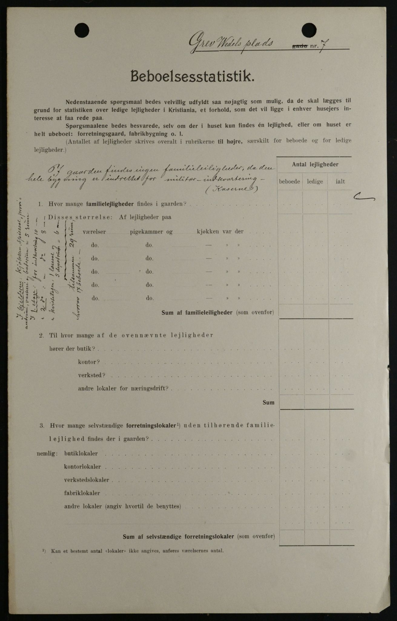 OBA, Municipal Census 1908 for Kristiania, 1908, p. 26957