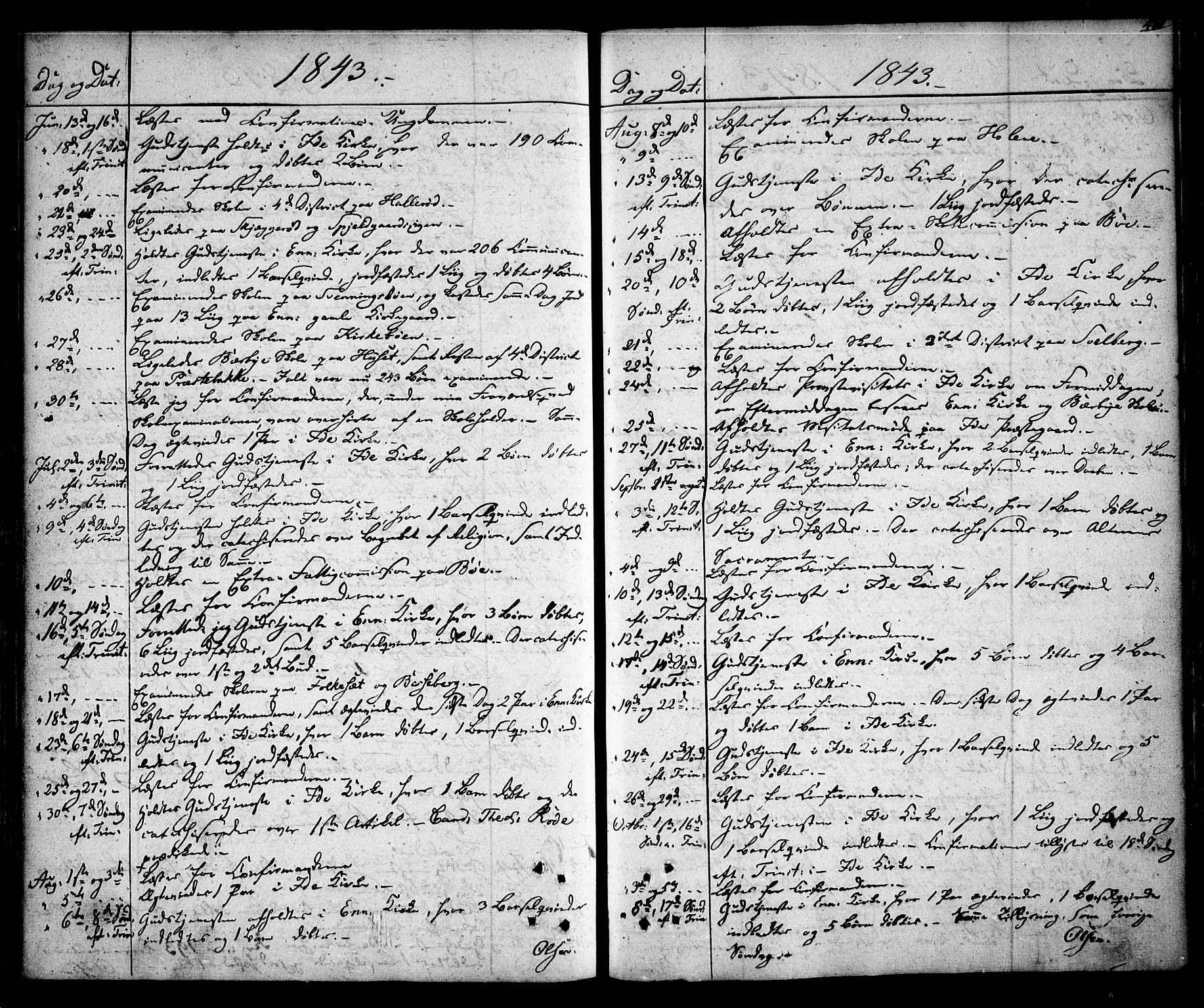 Idd prestekontor Kirkebøker, AV/SAO-A-10911/F/Fc/L0003: Parish register (official) no. III 3, 1832-1847, p. 431