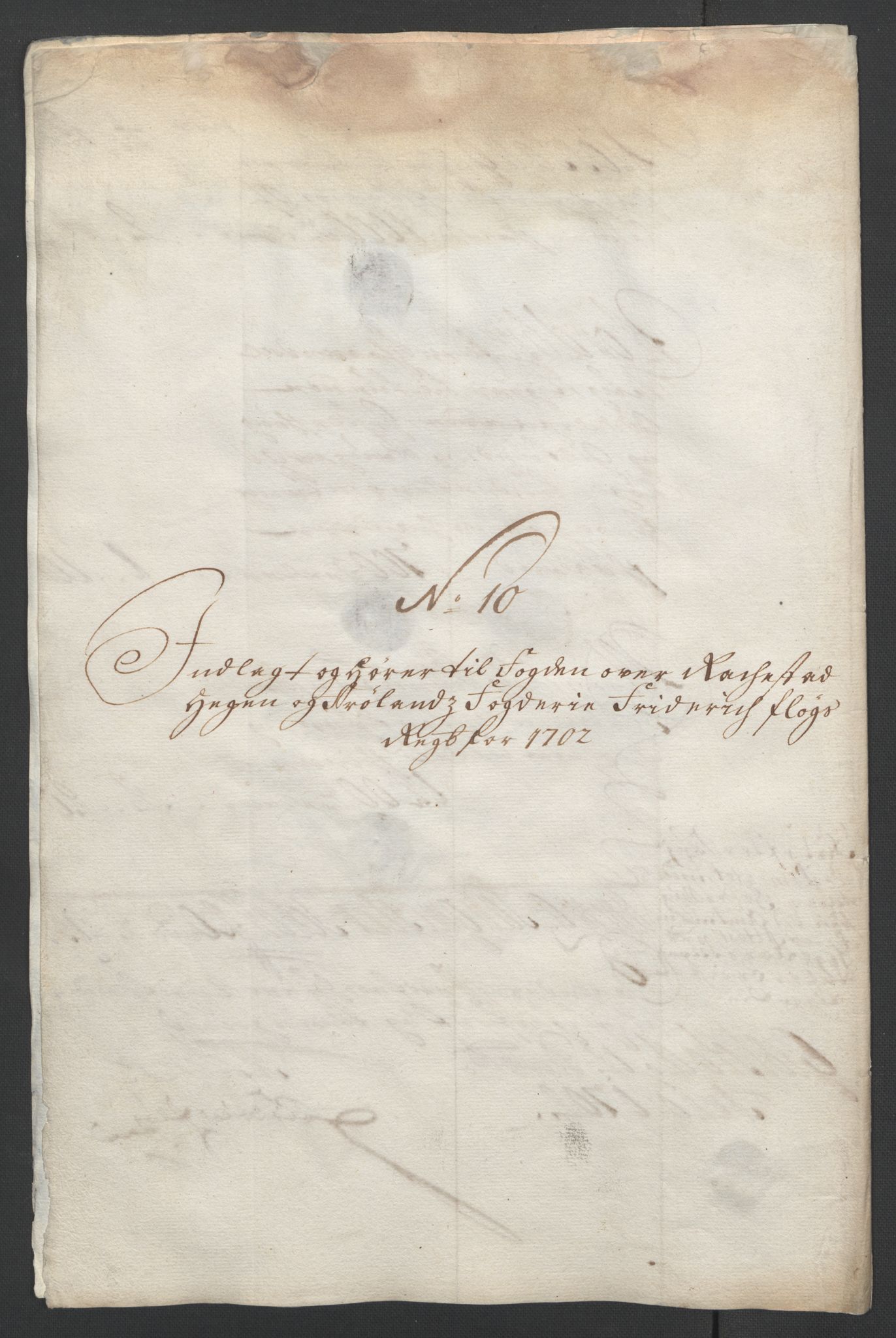 Rentekammeret inntil 1814, Reviderte regnskaper, Fogderegnskap, RA/EA-4092/R07/L0294: Fogderegnskap Rakkestad, Heggen og Frøland, 1702, p. 234