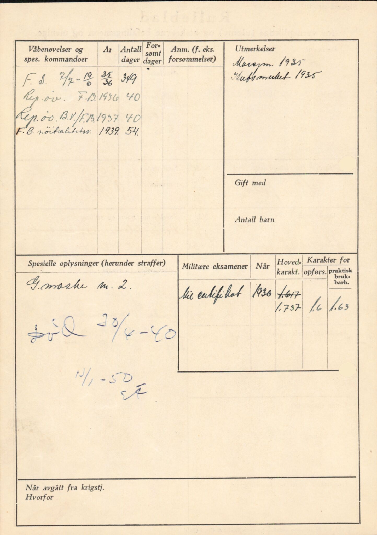 Forsvaret, Forsvarets overkommando/Luftforsvarsstaben, RA/RAFA-4079/P/Pa/L0041: Personellpapirer, 1915, p. 23