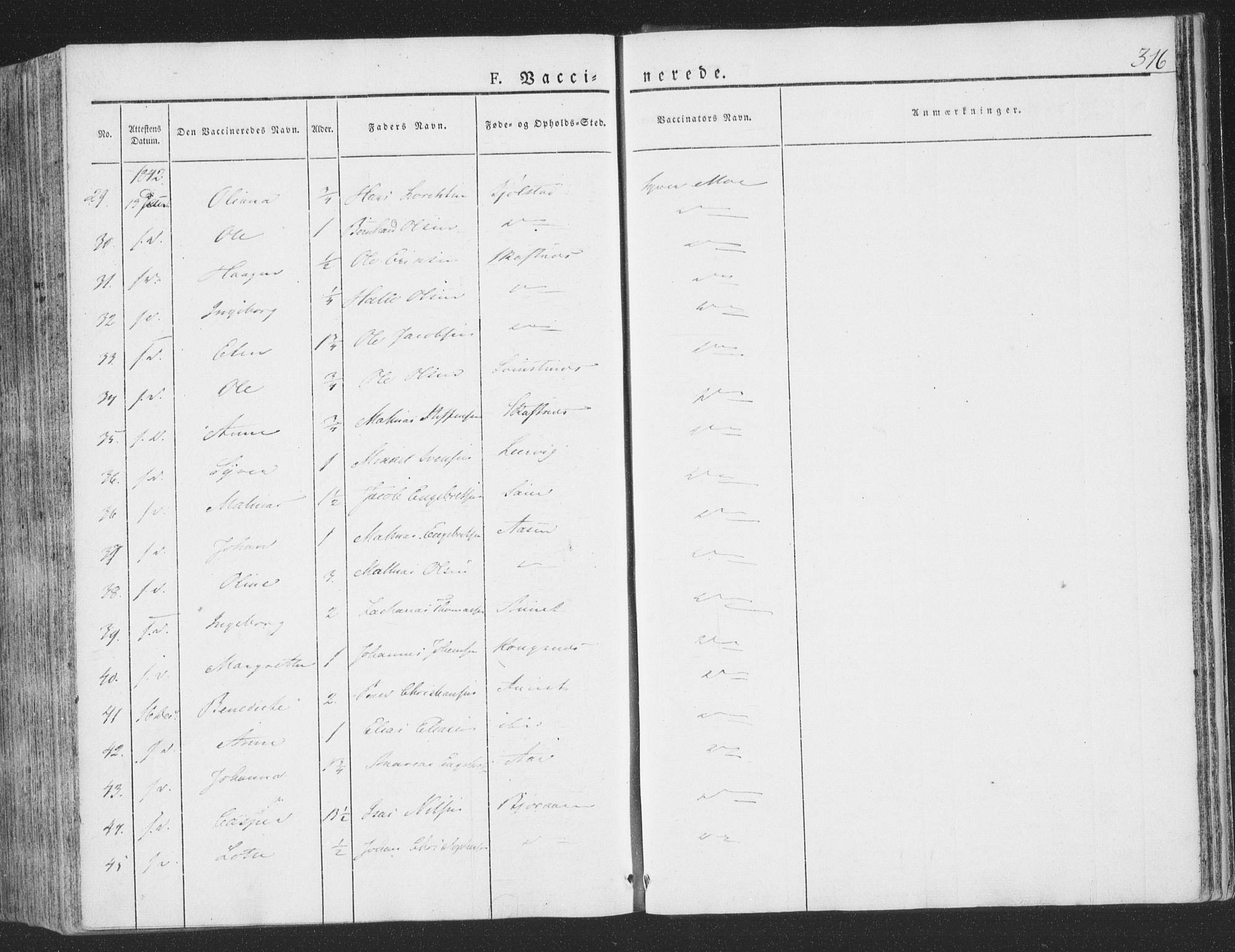 Ministerialprotokoller, klokkerbøker og fødselsregistre - Nord-Trøndelag, AV/SAT-A-1458/780/L0639: Parish register (official) no. 780A04, 1830-1844, p. 316