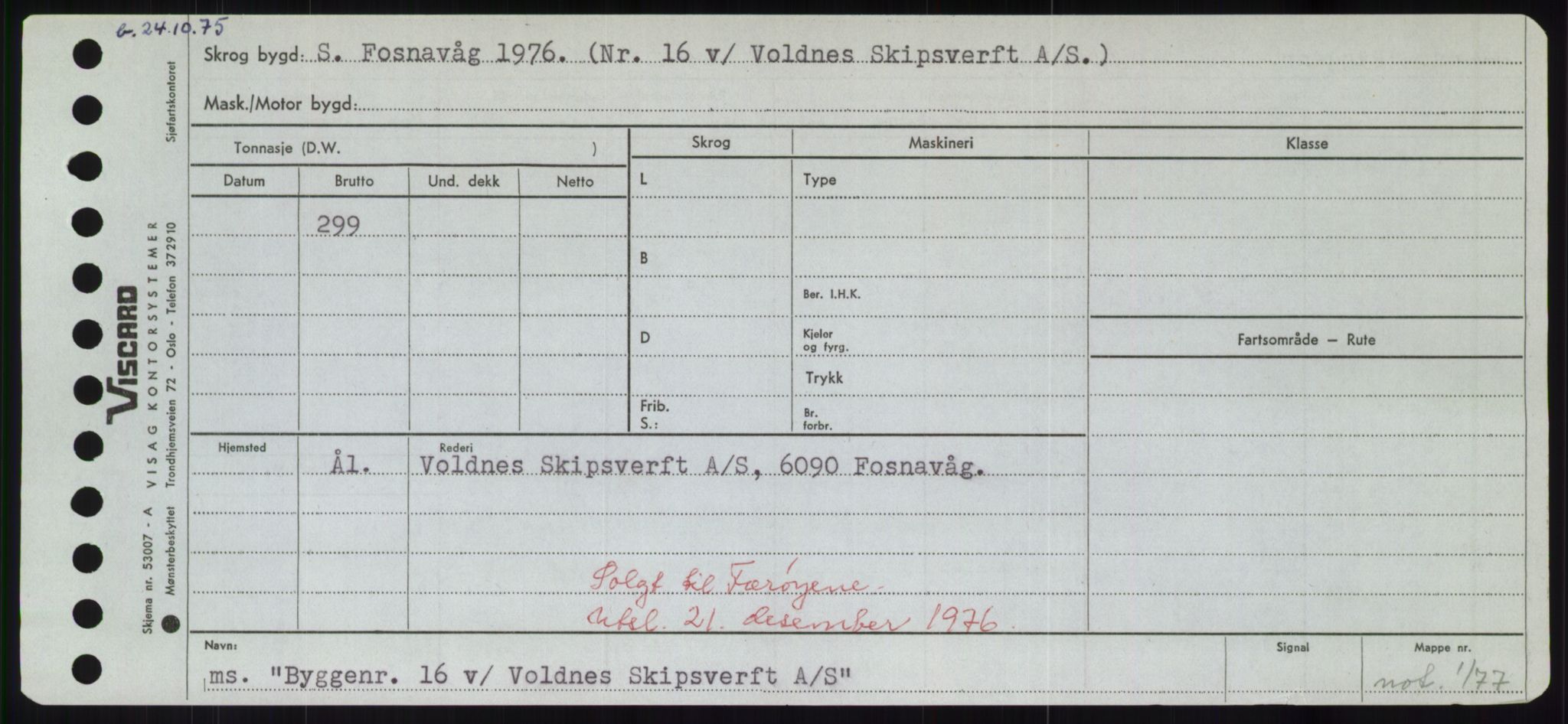 Sjøfartsdirektoratet med forløpere, Skipsmålingen, RA/S-1627/H/Hd/L0006: Fartøy, Byg-Båt, p. 747